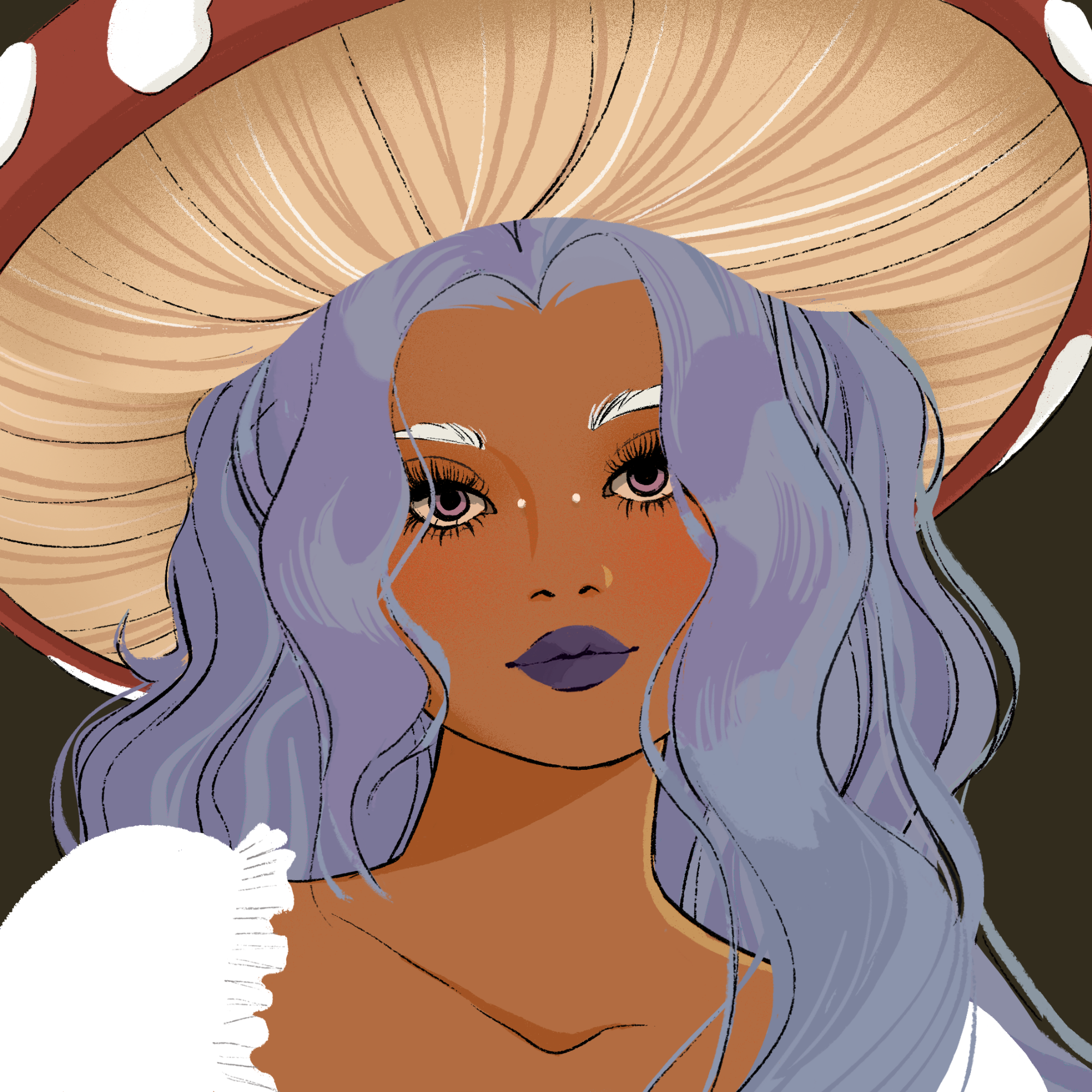 a portrait of Pistachio, the weird shovel