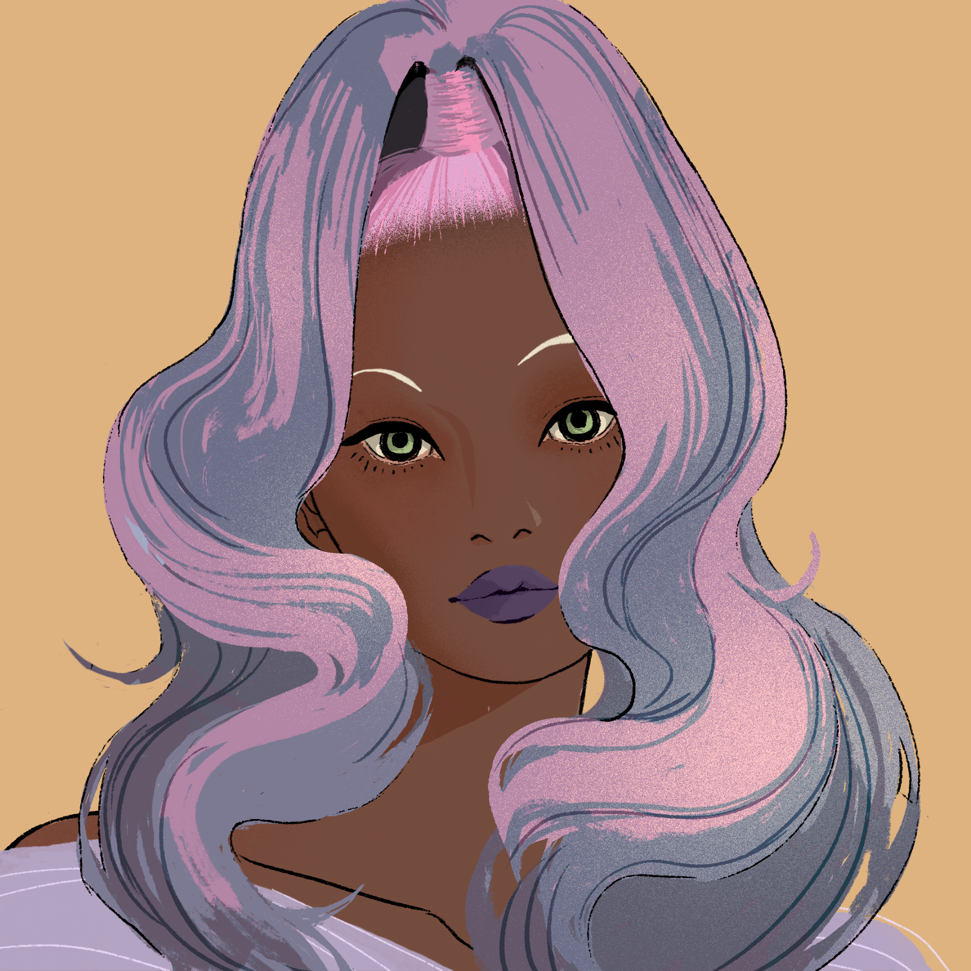 a portrait of Marjoram pail