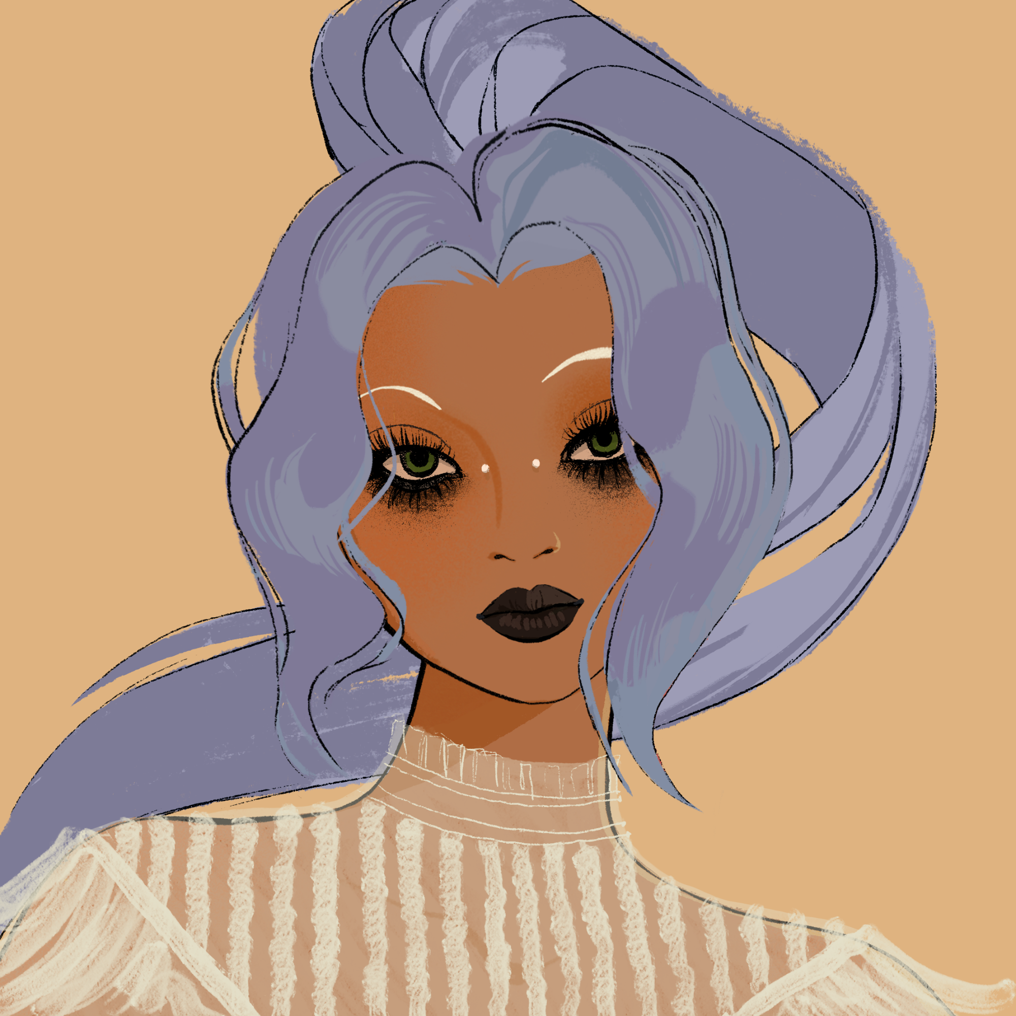 a portrait of Lutetium of the wastes