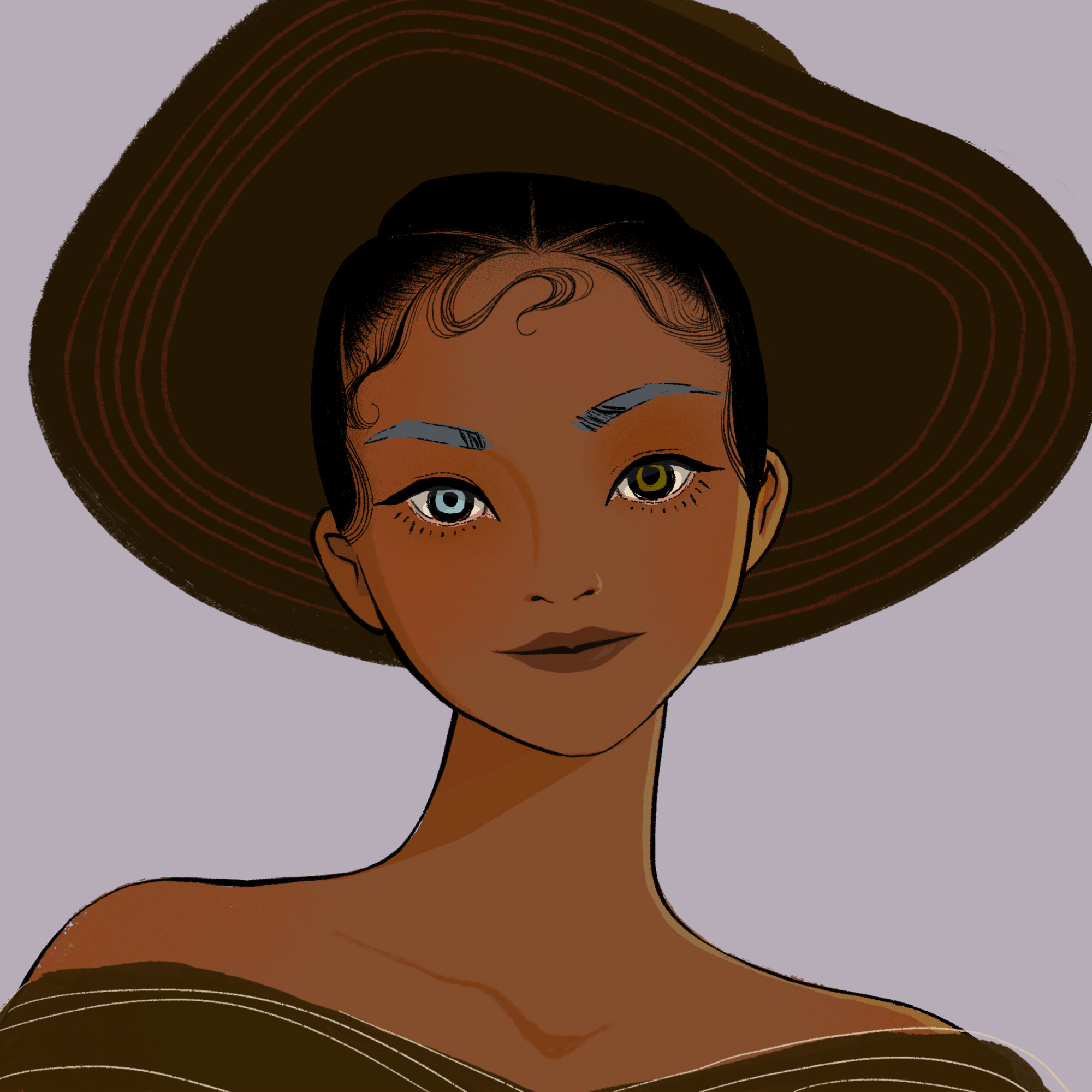 a portrait of Okra, the currant windmill