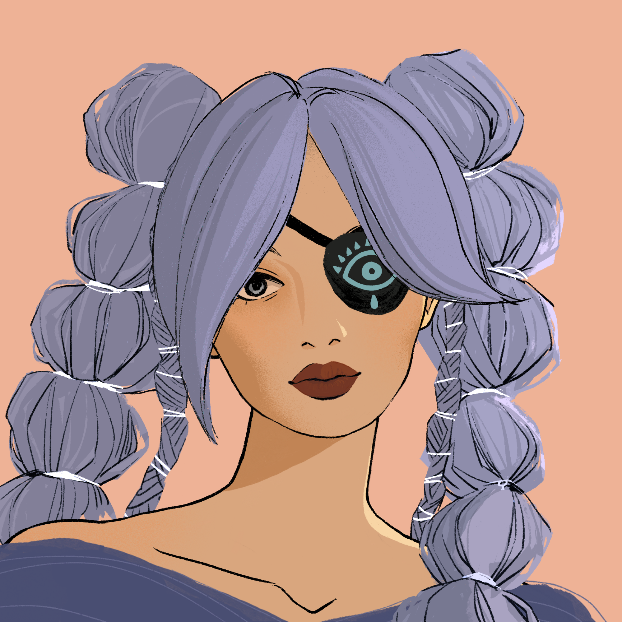 a portrait of Poppy, the lofty riddle