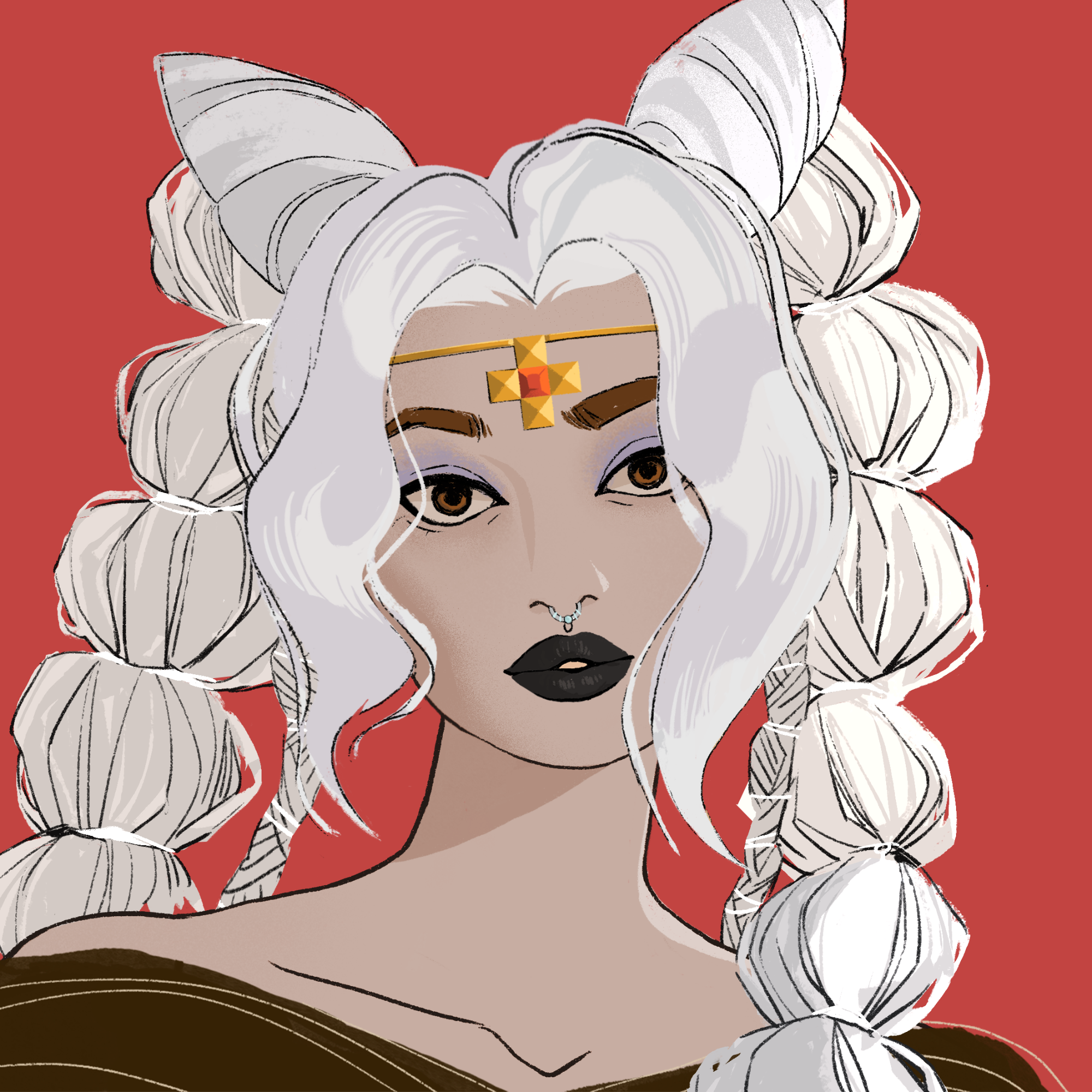 a portrait of Cashmere crown