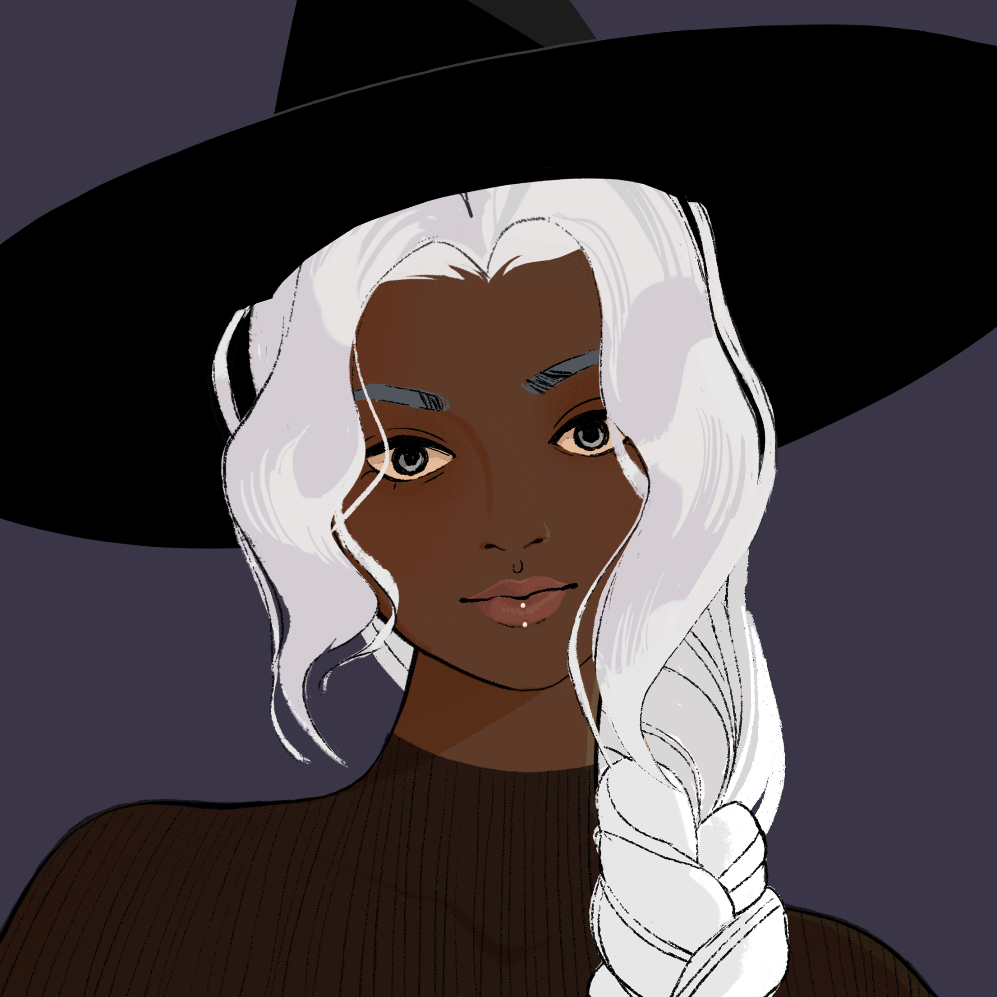 a portrait of Tiatia of the wilds