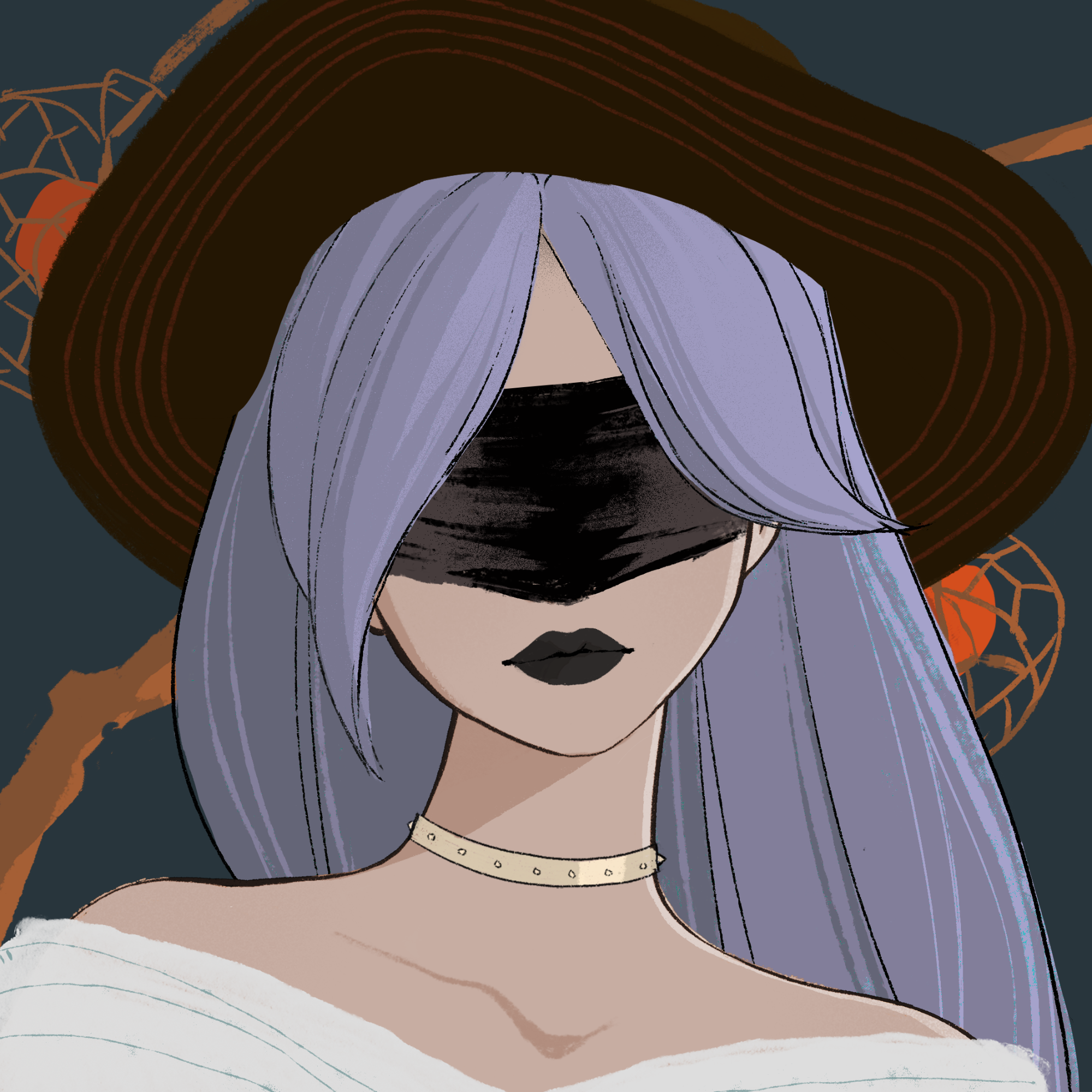 a portrait of Tamarind, the windless sunset