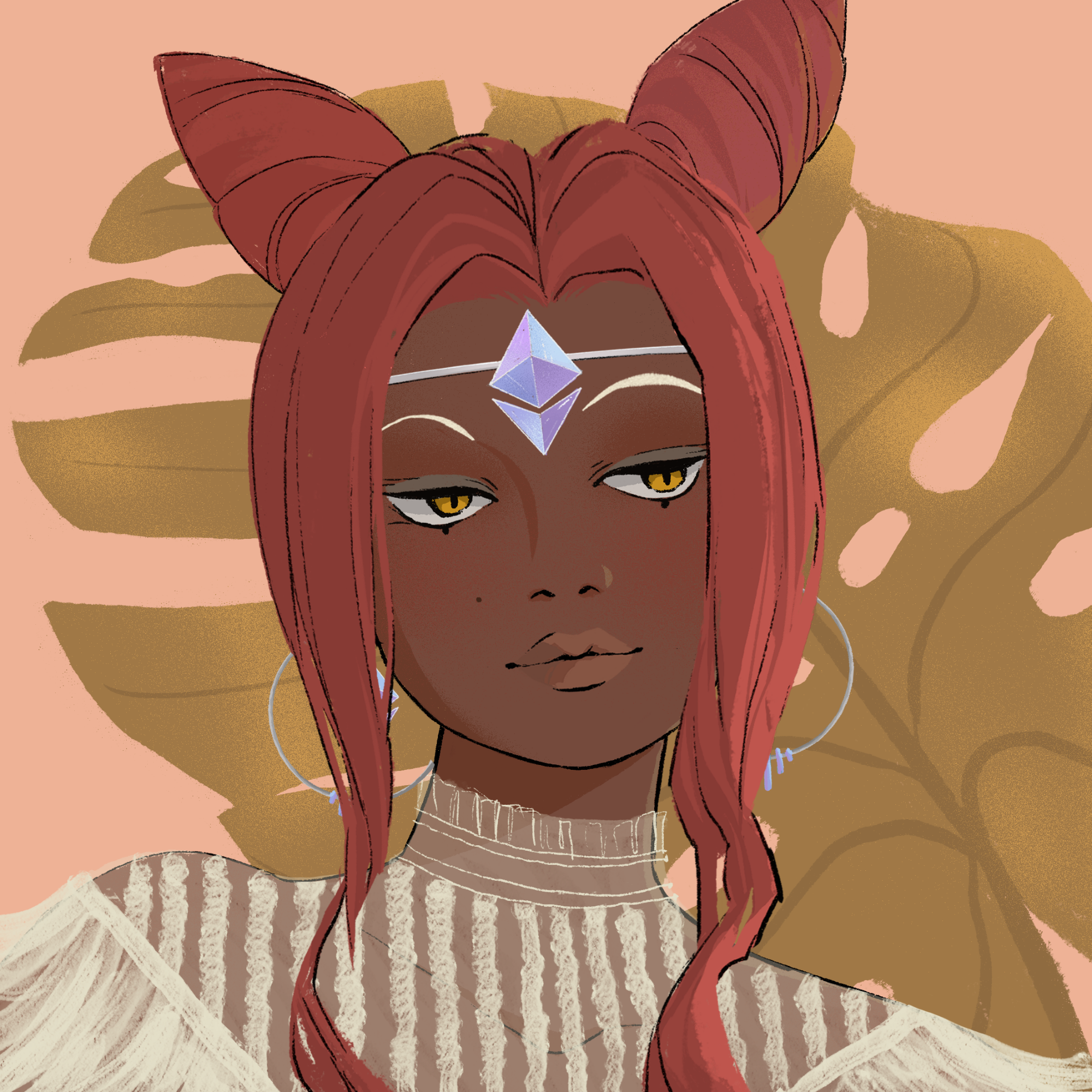 a portrait of Lady bergamot