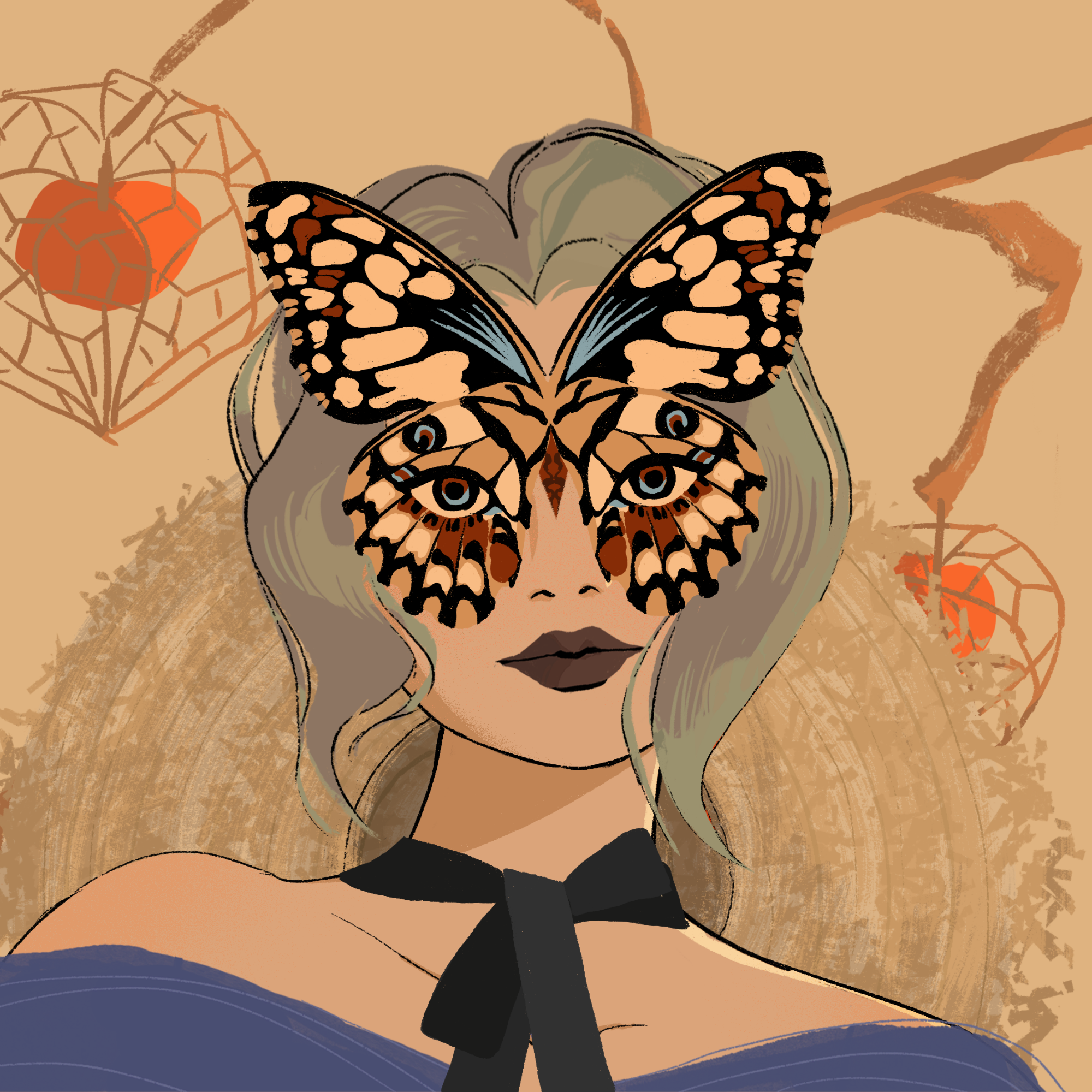 a portrait of Marjoram, the seasoned orchard