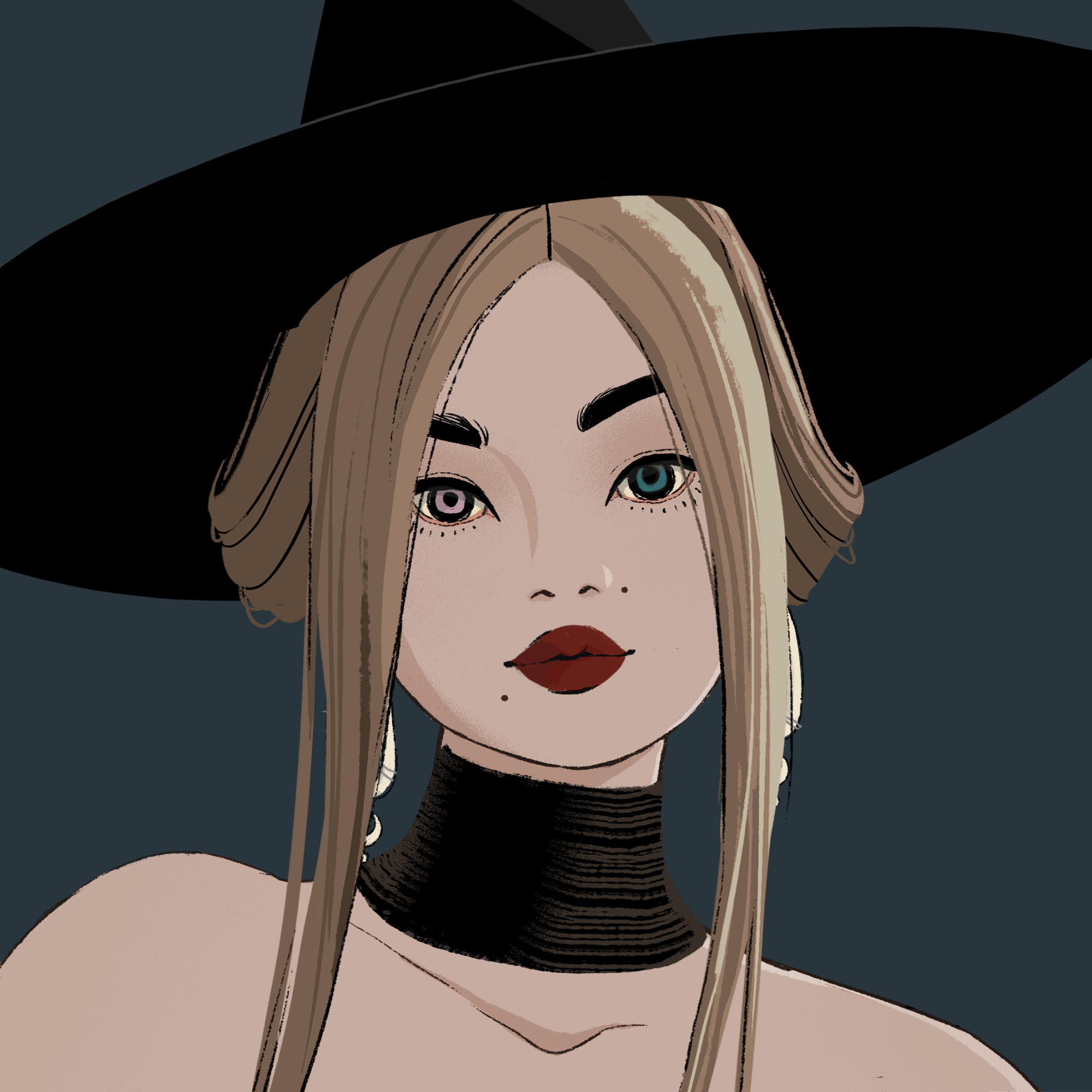 a portrait of Hood the veracious