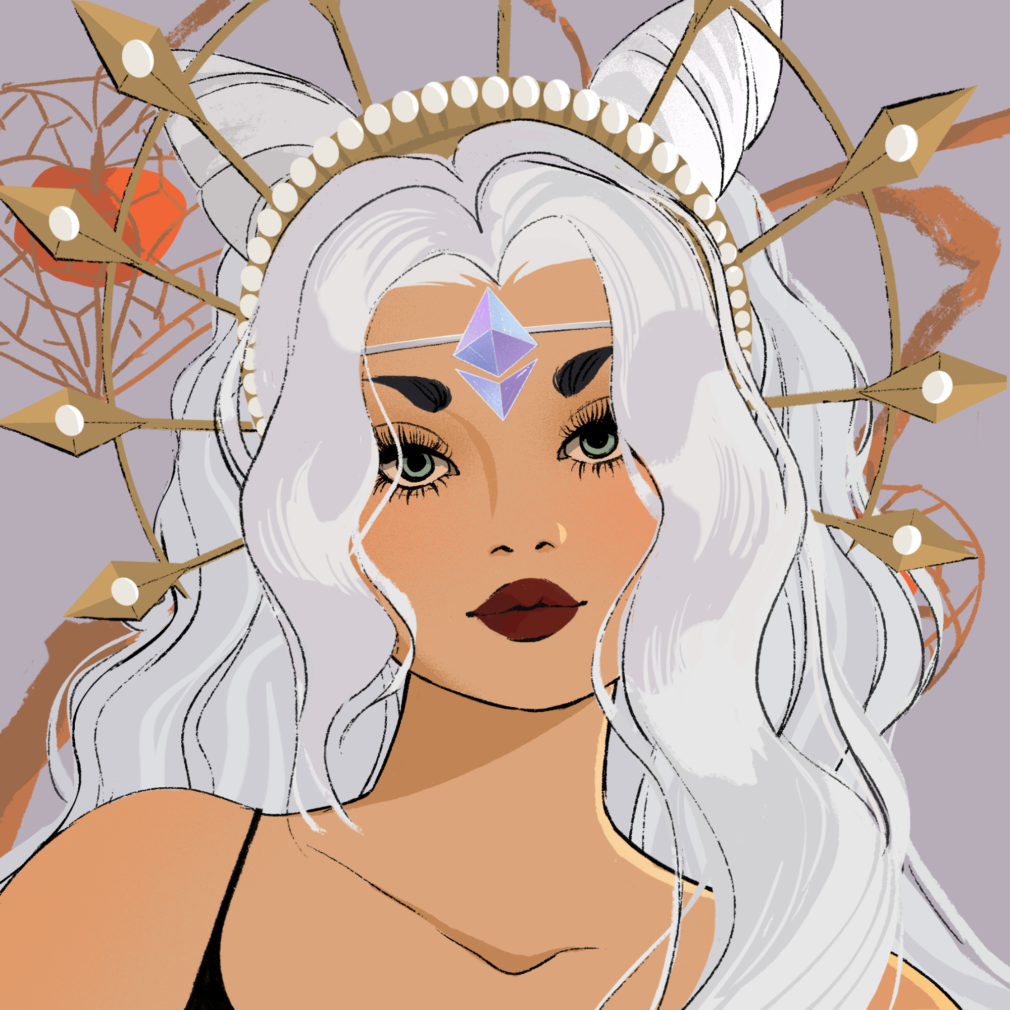 a portrait of Georgette spangle