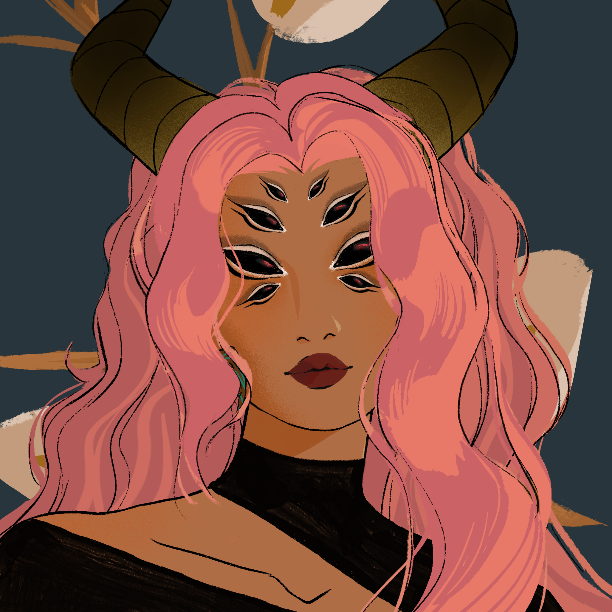 a portrait of Wildfire, the splintered chaos