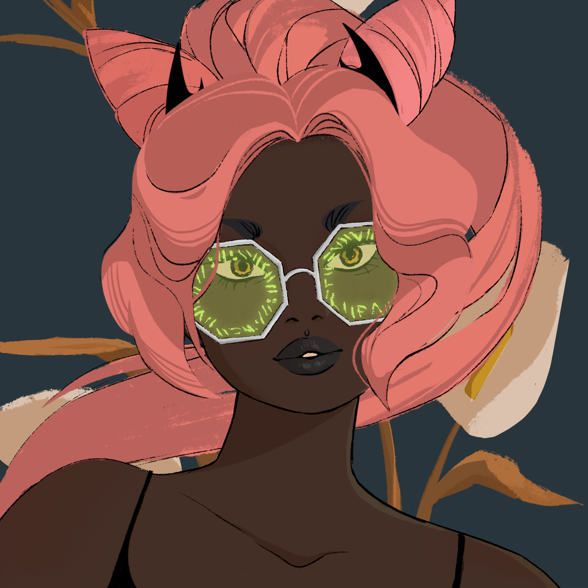 a portrait of Inertia of the hallowed halls