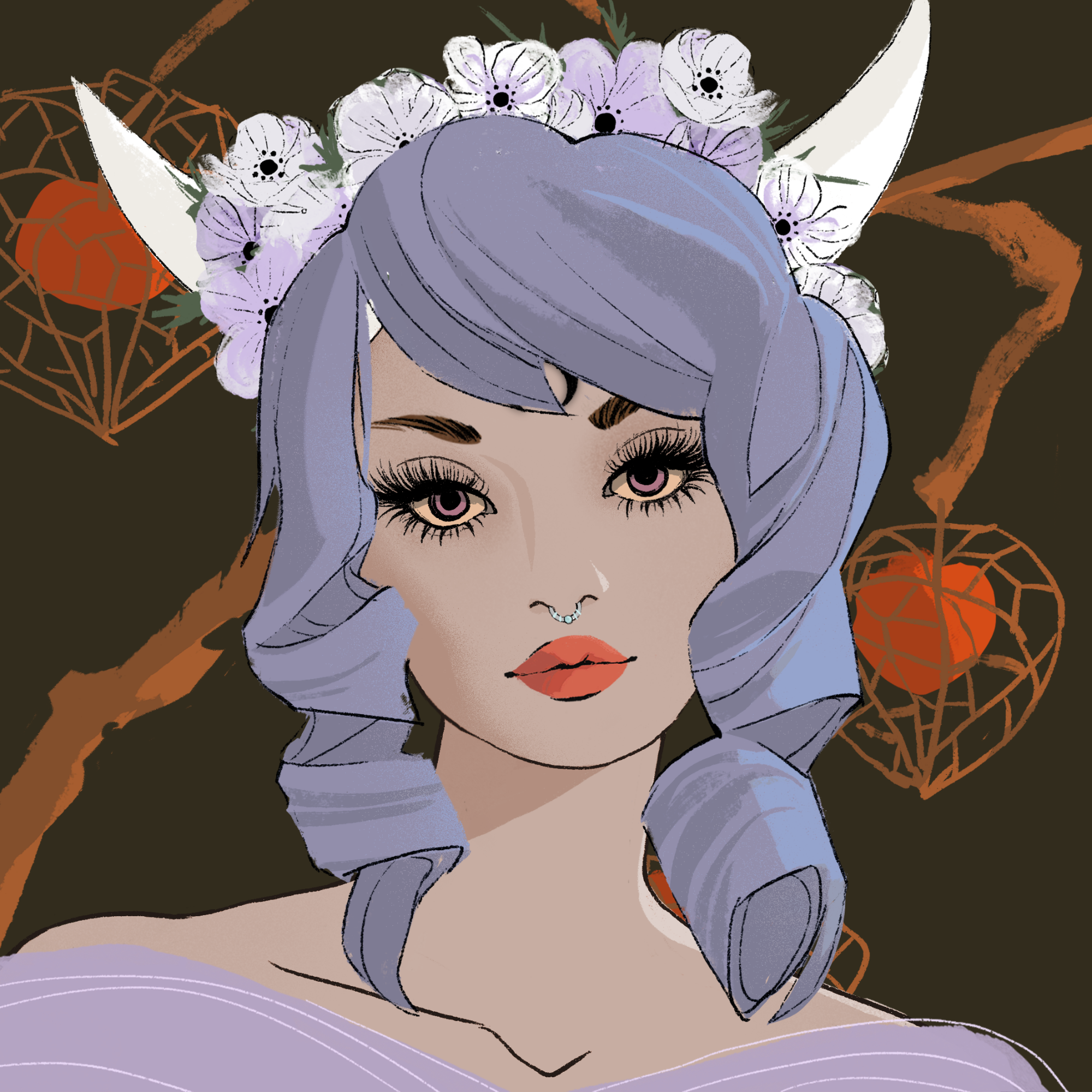 a portrait of Fuchsia, the durable spade