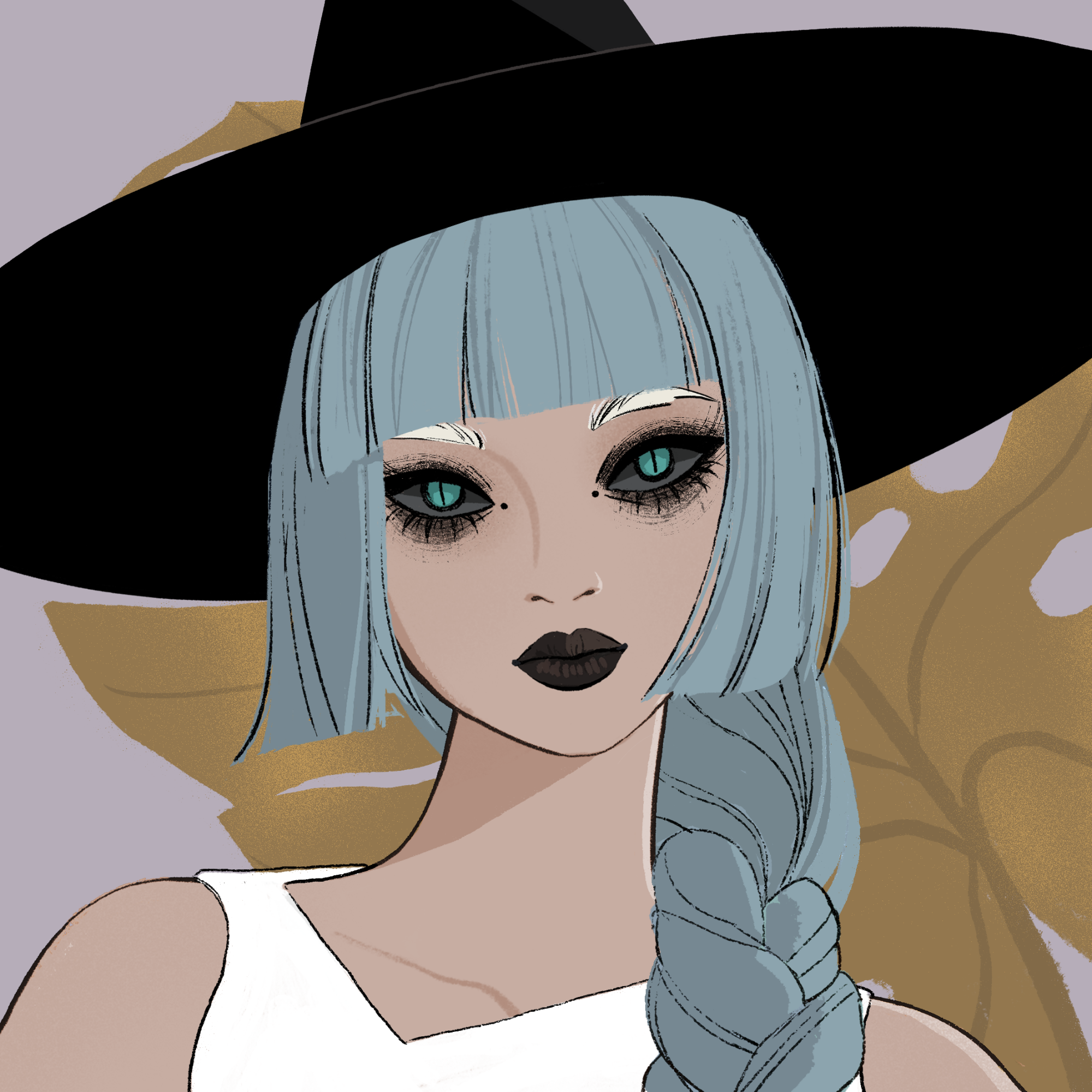 a portrait of Pomegranate the effervescent