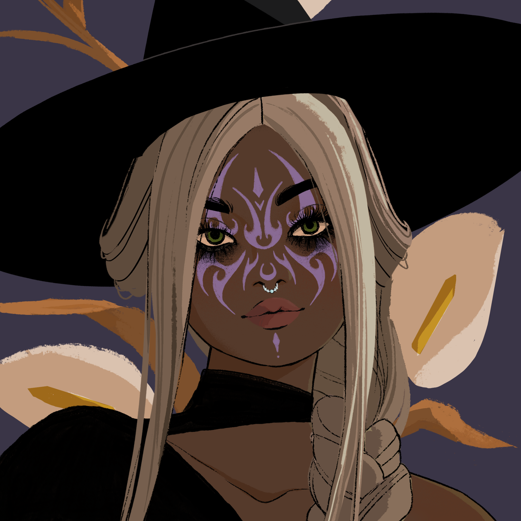 a portrait of Solarflare of the asylum