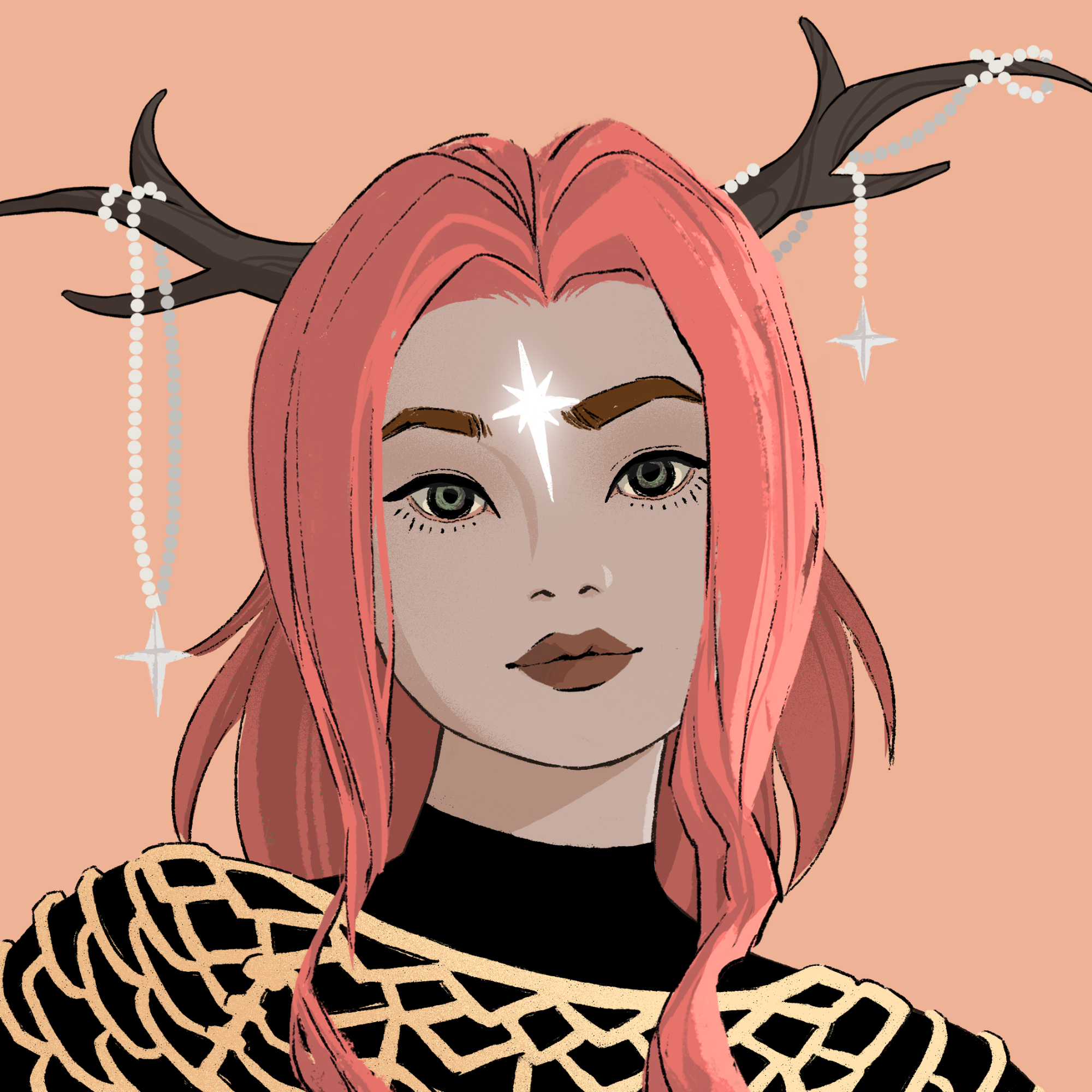 a portrait of Parsnip the curious