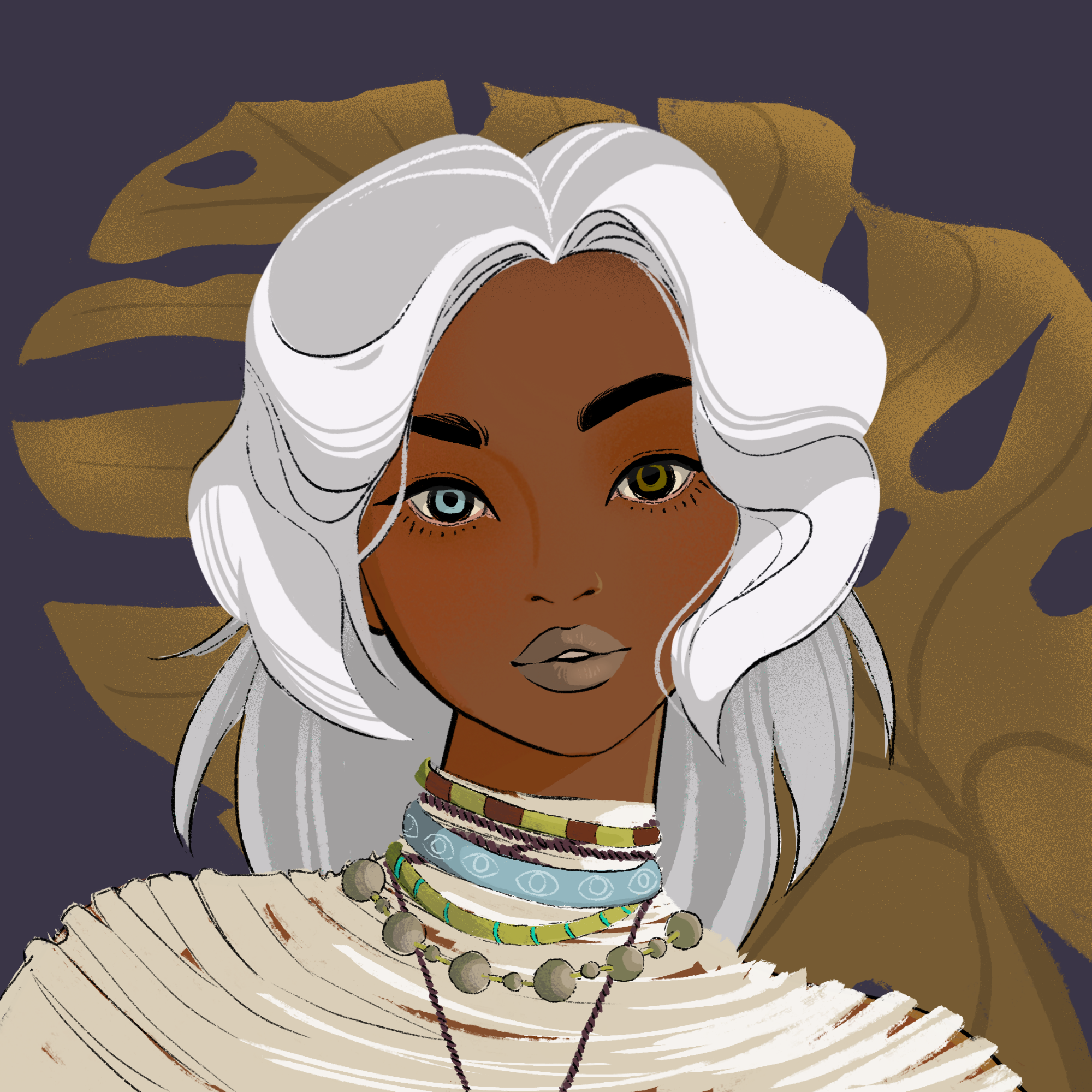 a portrait of Prickly pear the floating