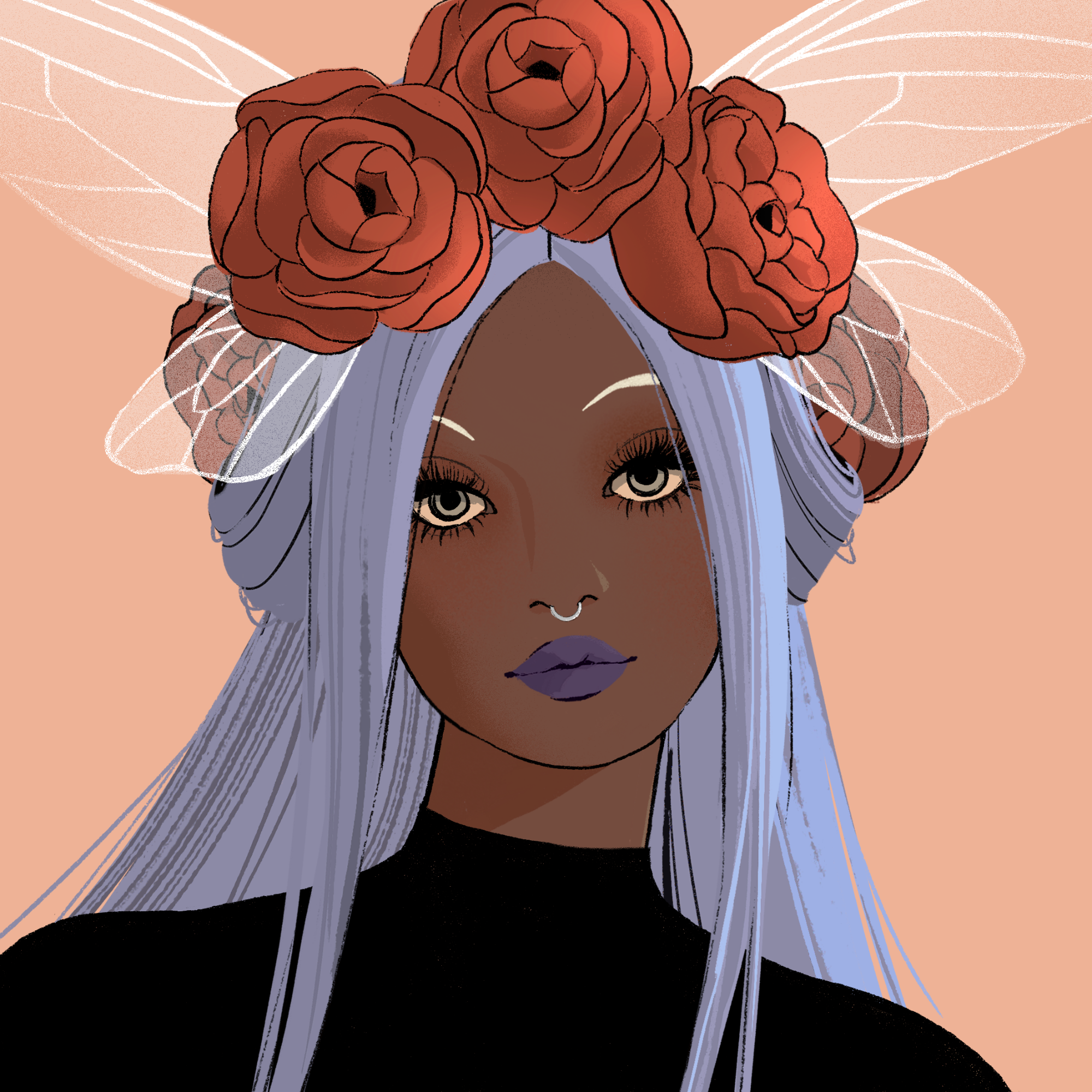 a portrait of Lemon balm of the swamp