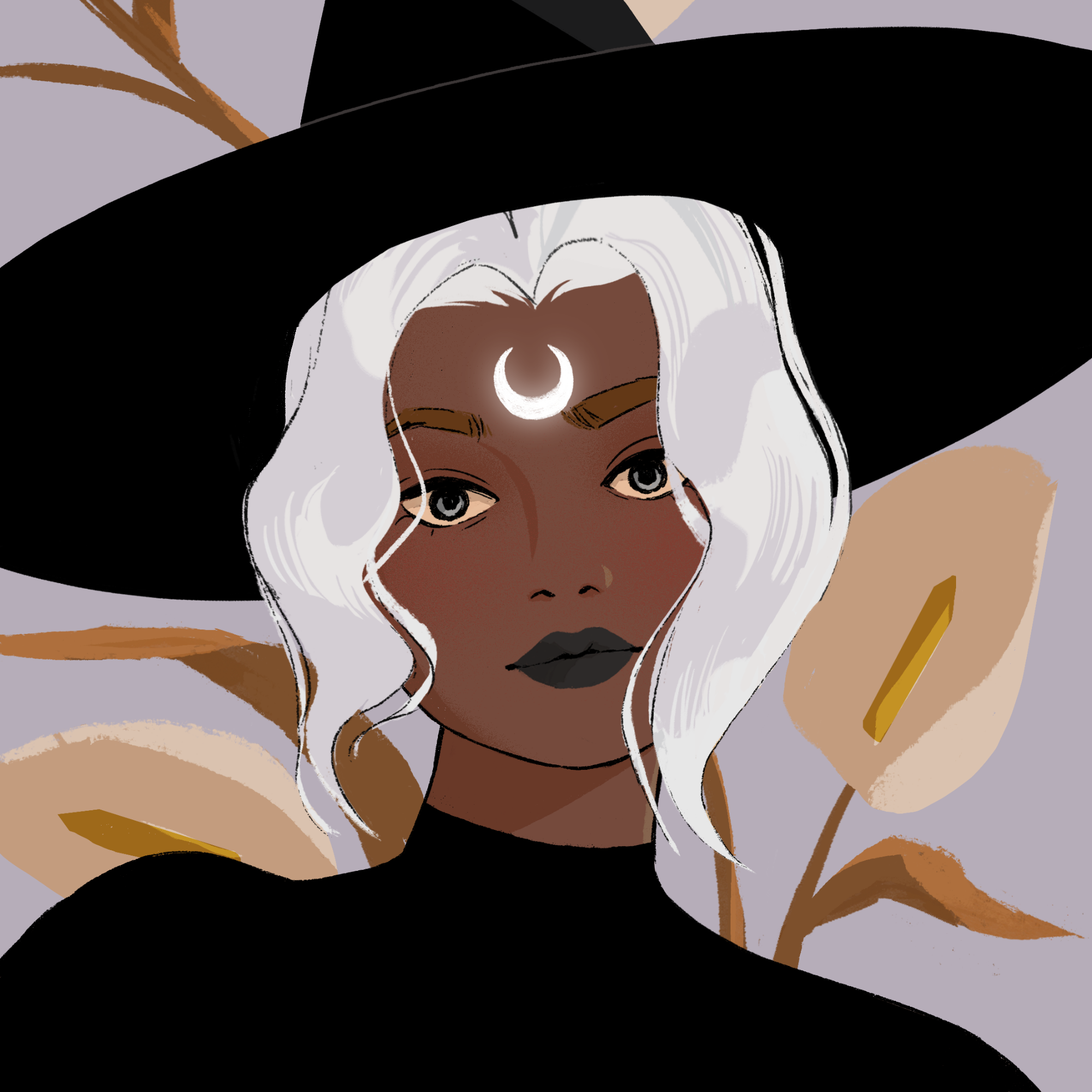 a portrait of Potato the tangled