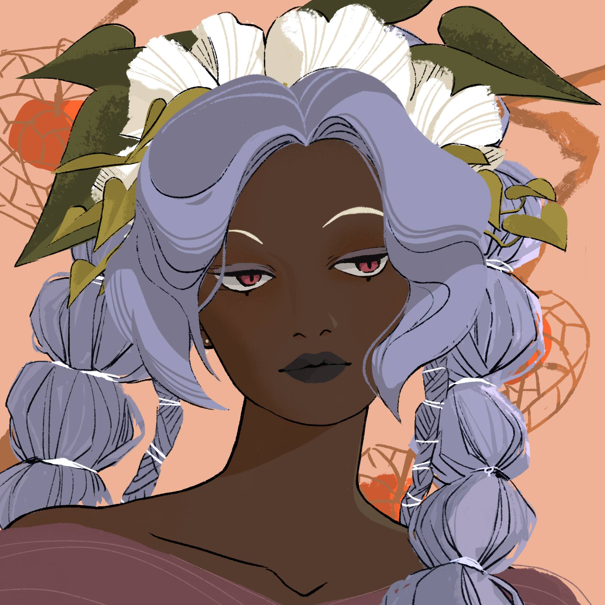 a portrait of Cotton the spiced