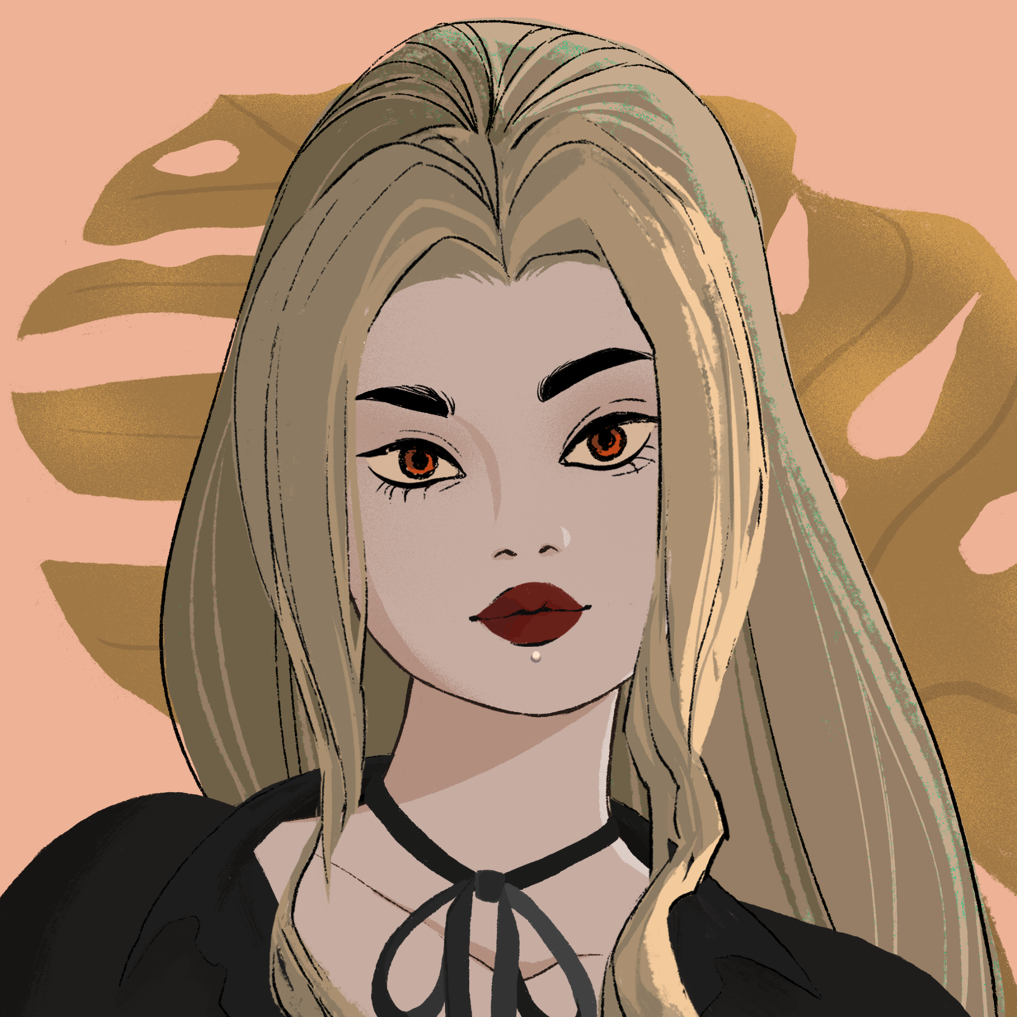 a portrait of Macadamia, the dusky roost