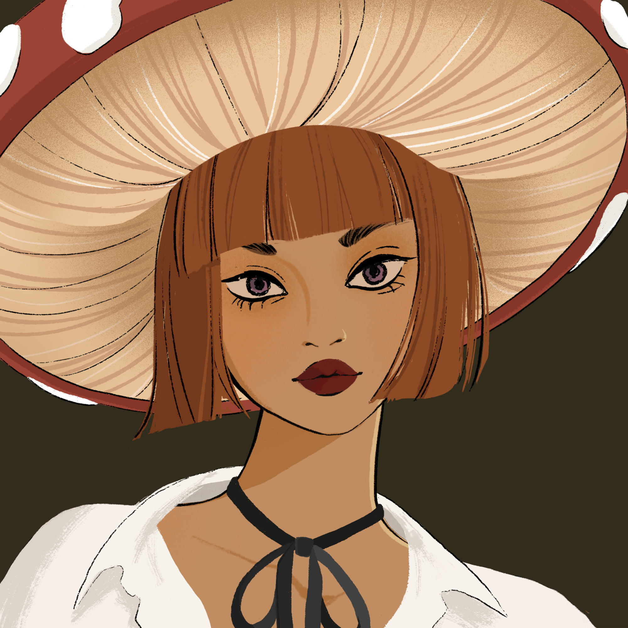 a portrait of Honey of the wilds
