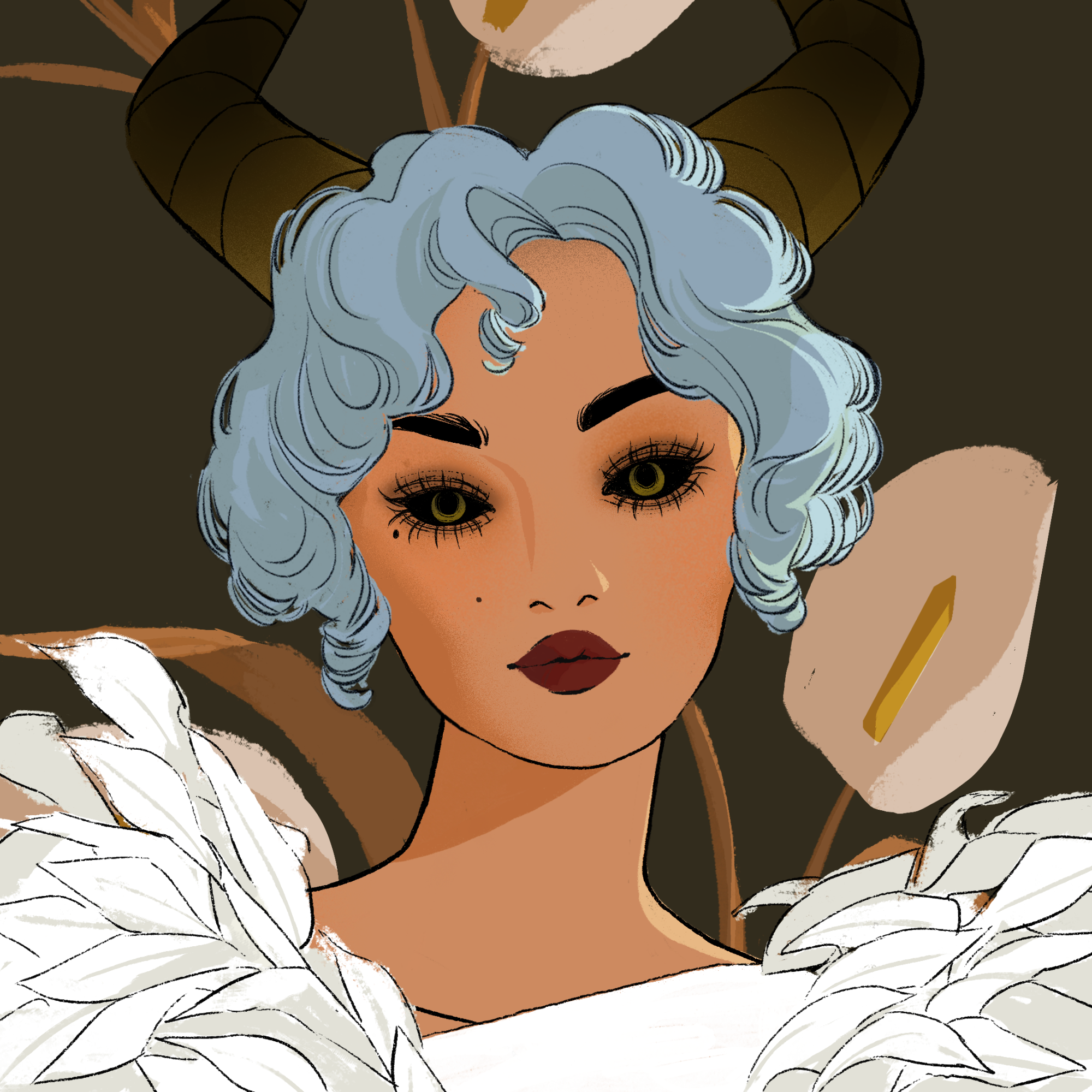 a portrait of Calcium the sallow