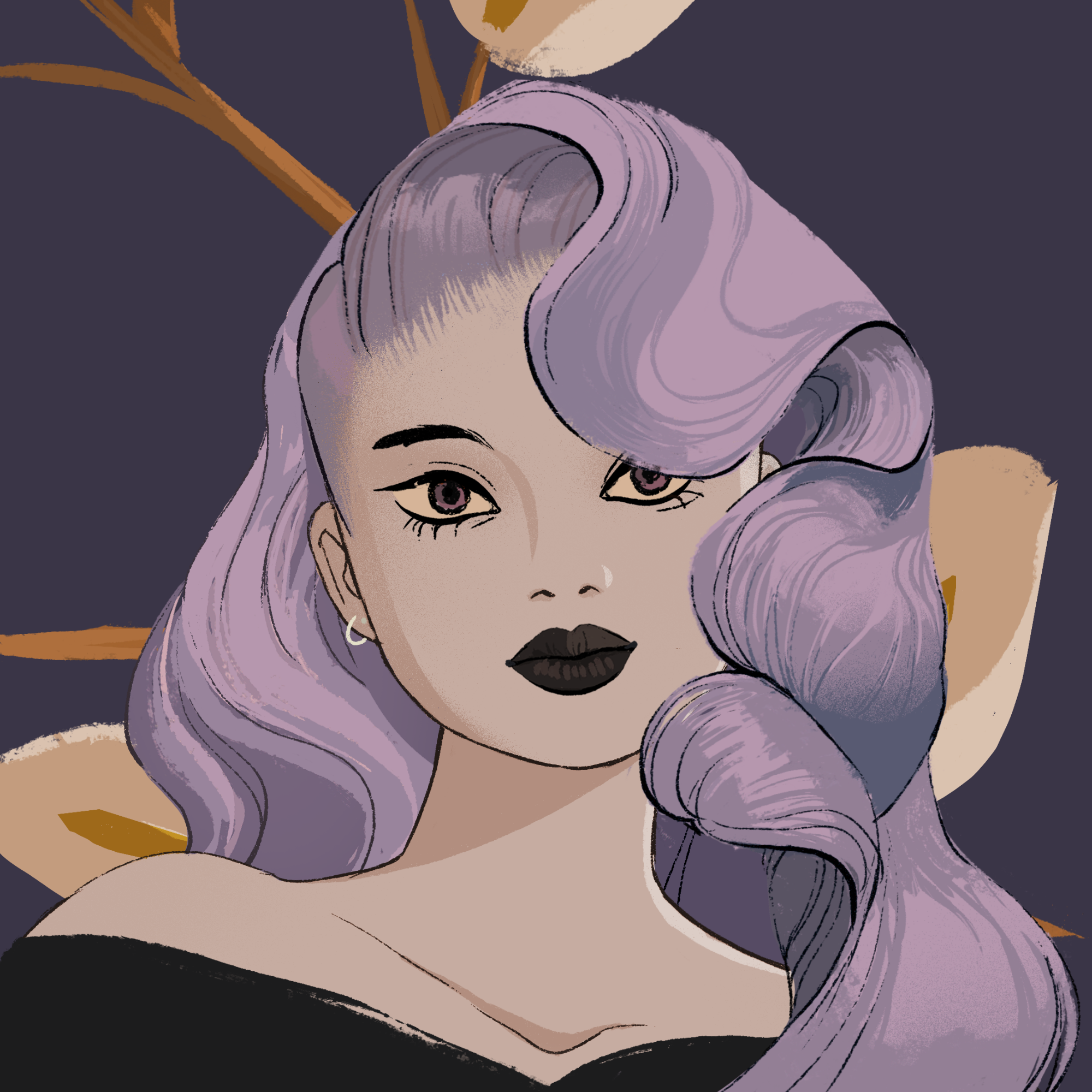a portrait of Naphthalene, the callous plague