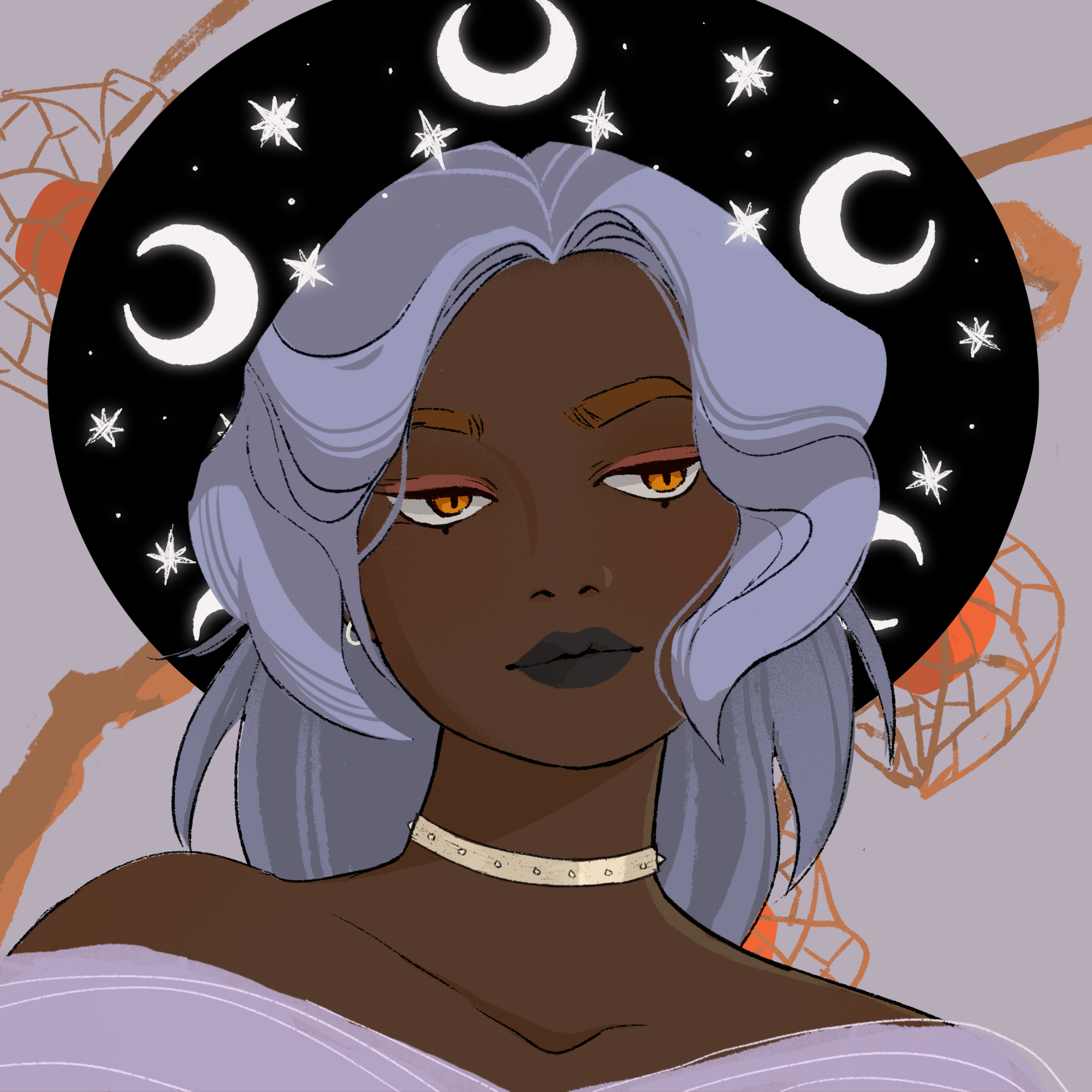 a portrait of Nasturtium the flaxen