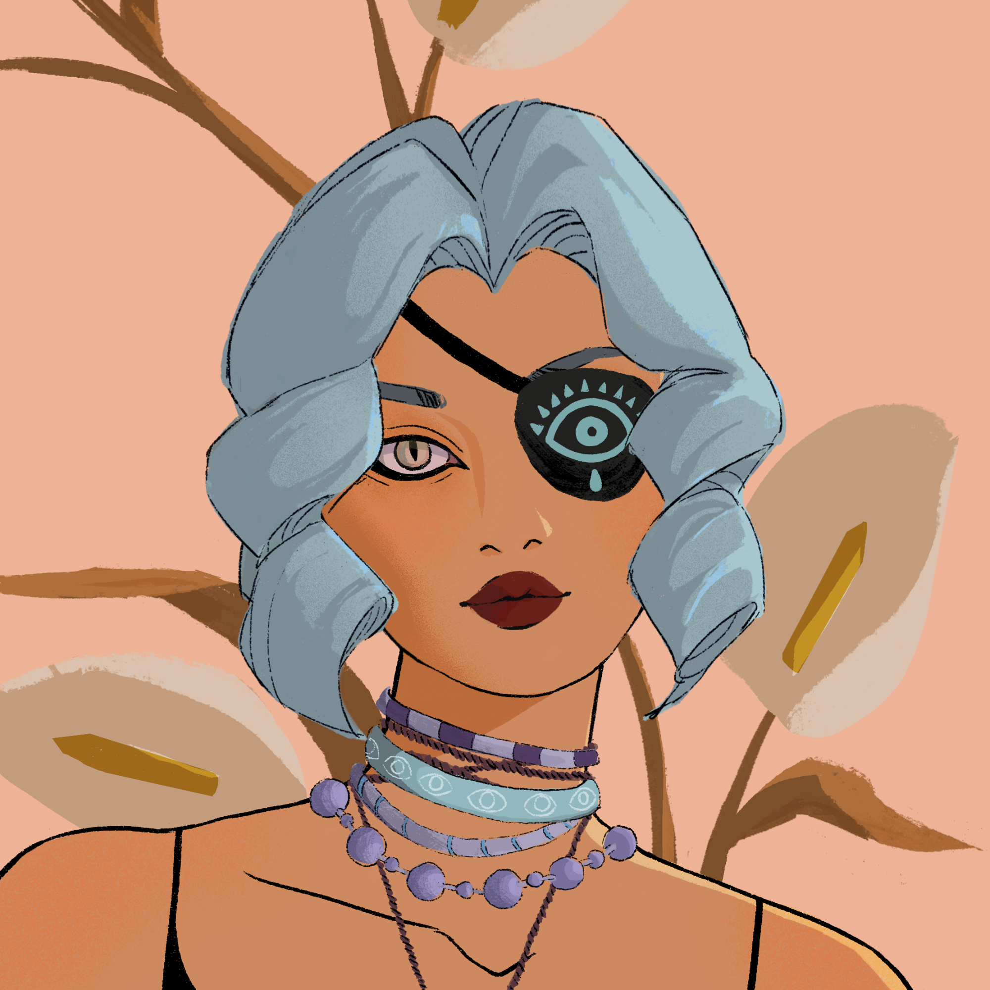 a portrait of Pitaya the sunny