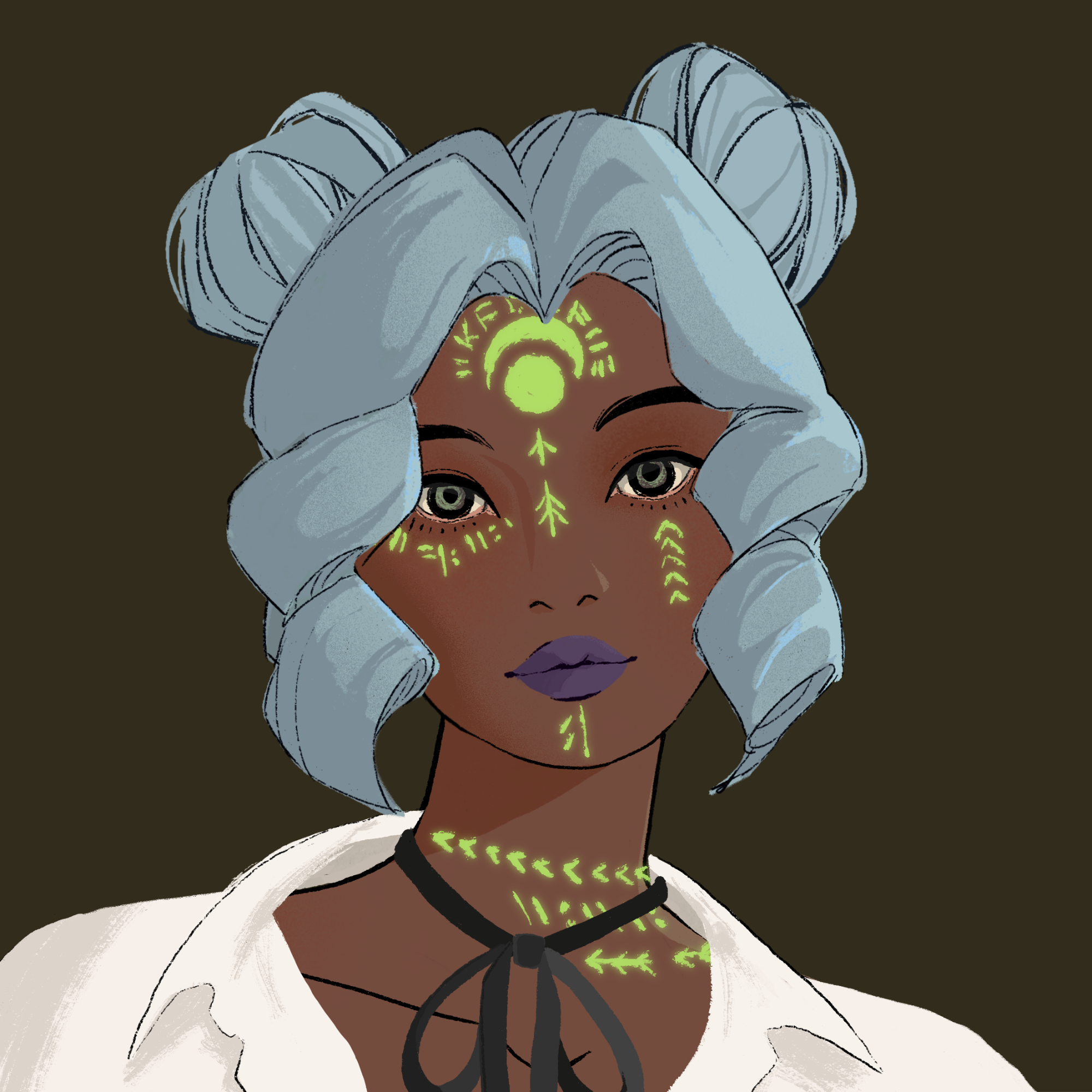 a portrait of Amplitude, the neat square