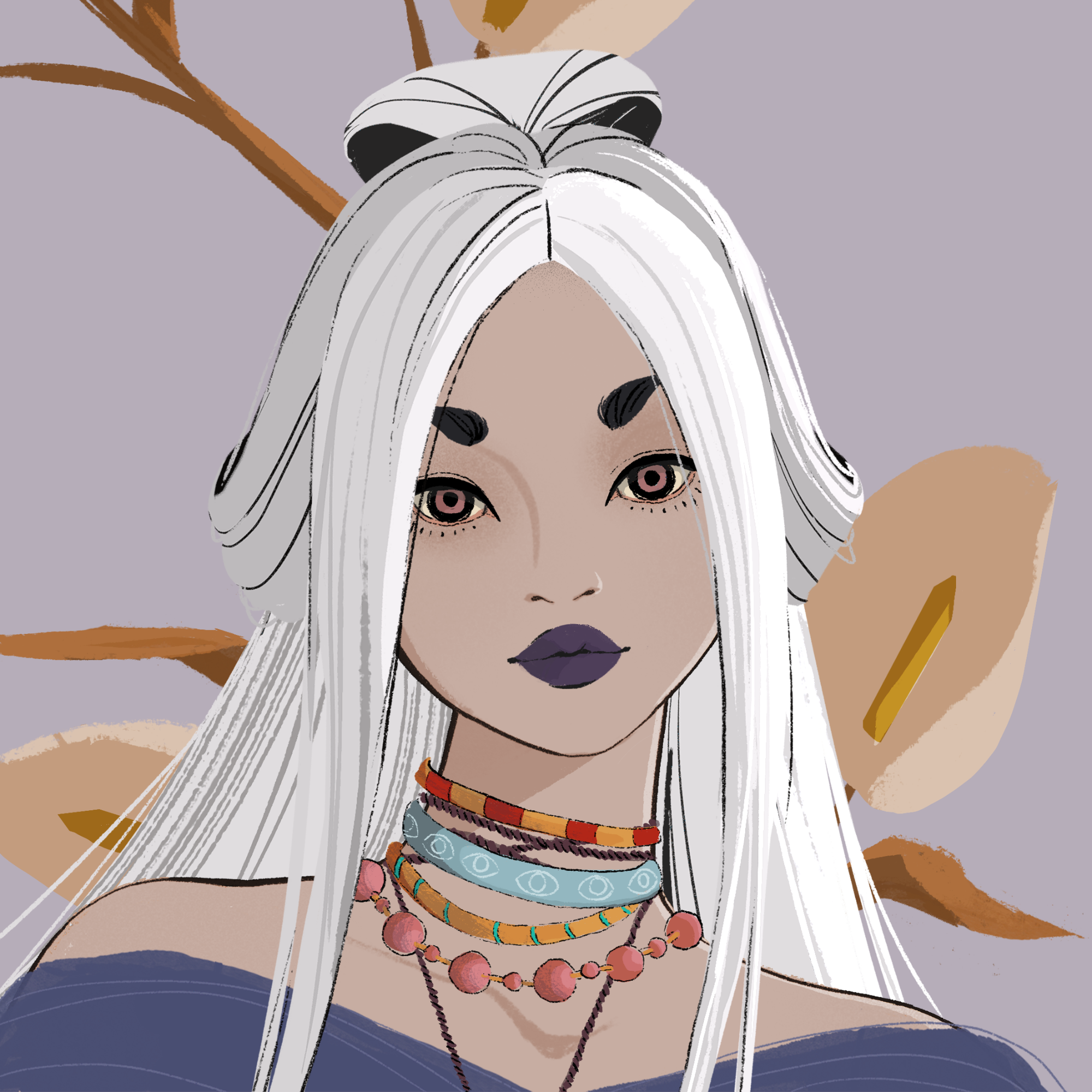 a portrait of Blackberry, the lonely coast