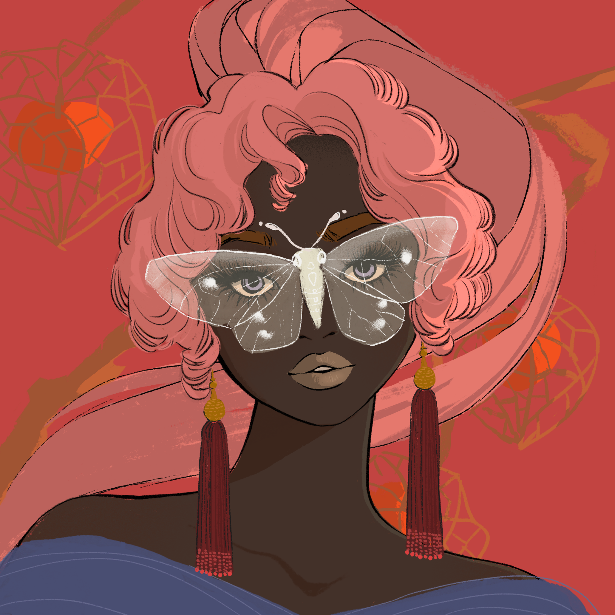 a portrait of Georgette, the alluring macaron