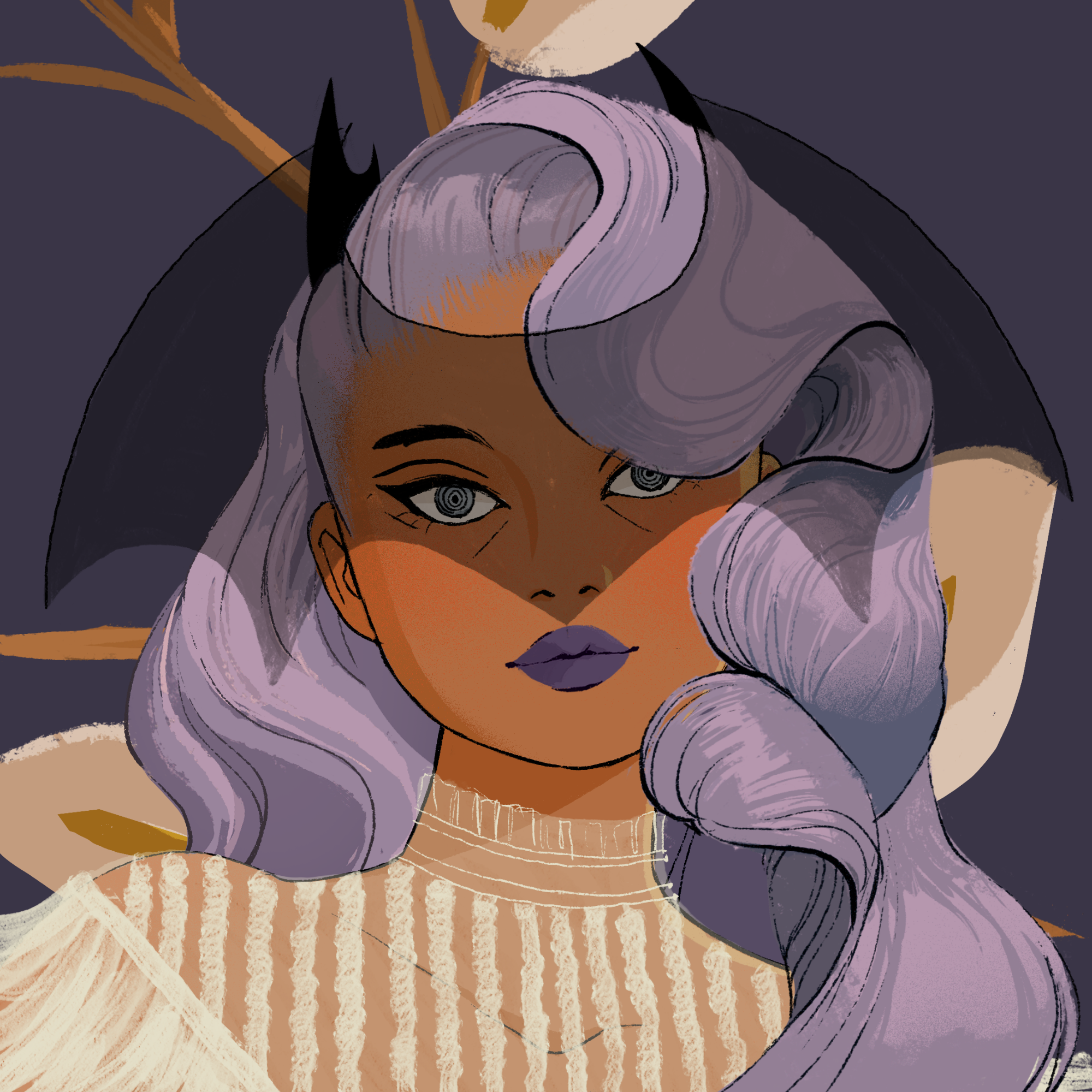 a portrait of Teak, the solemn vigil