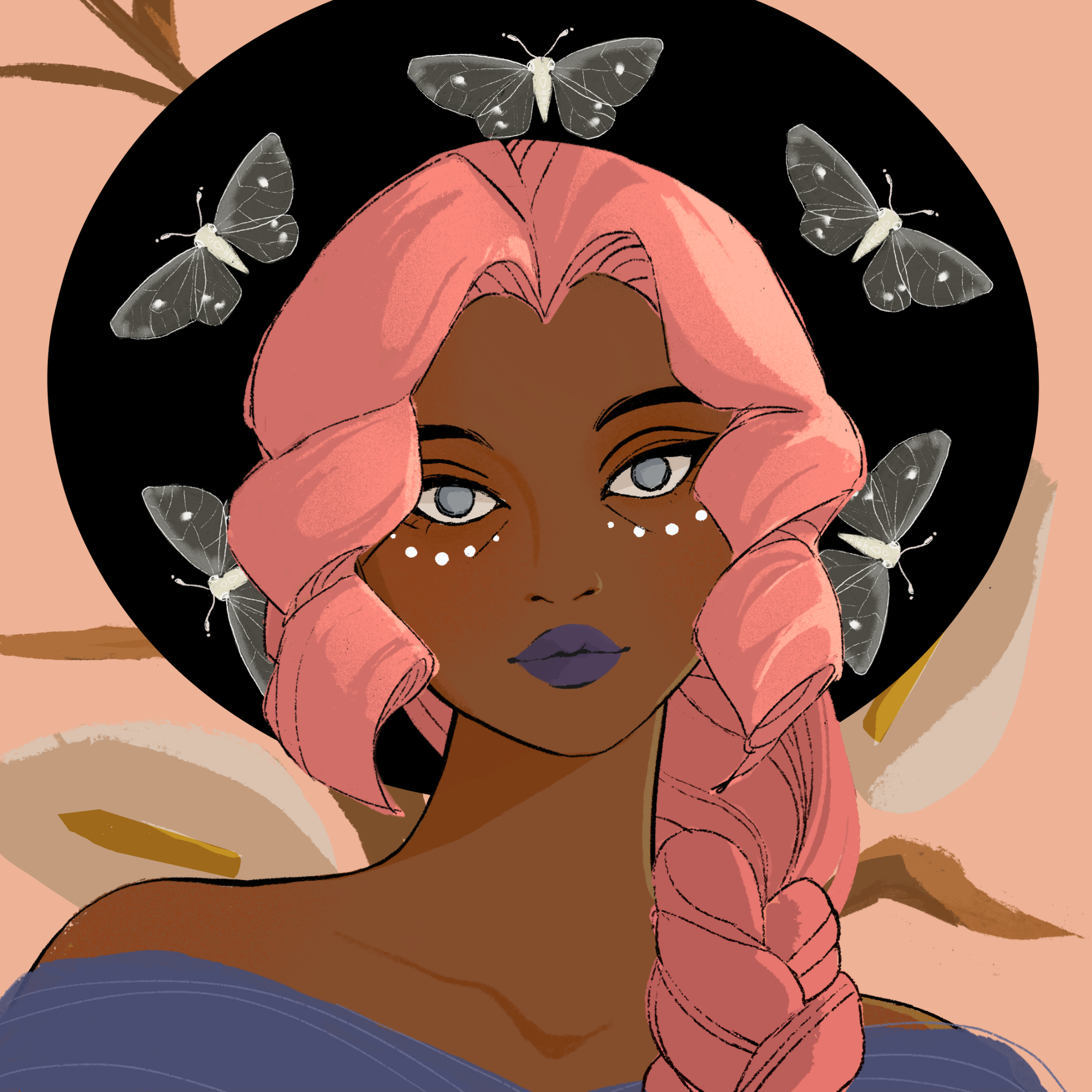 a portrait of Crone saucer