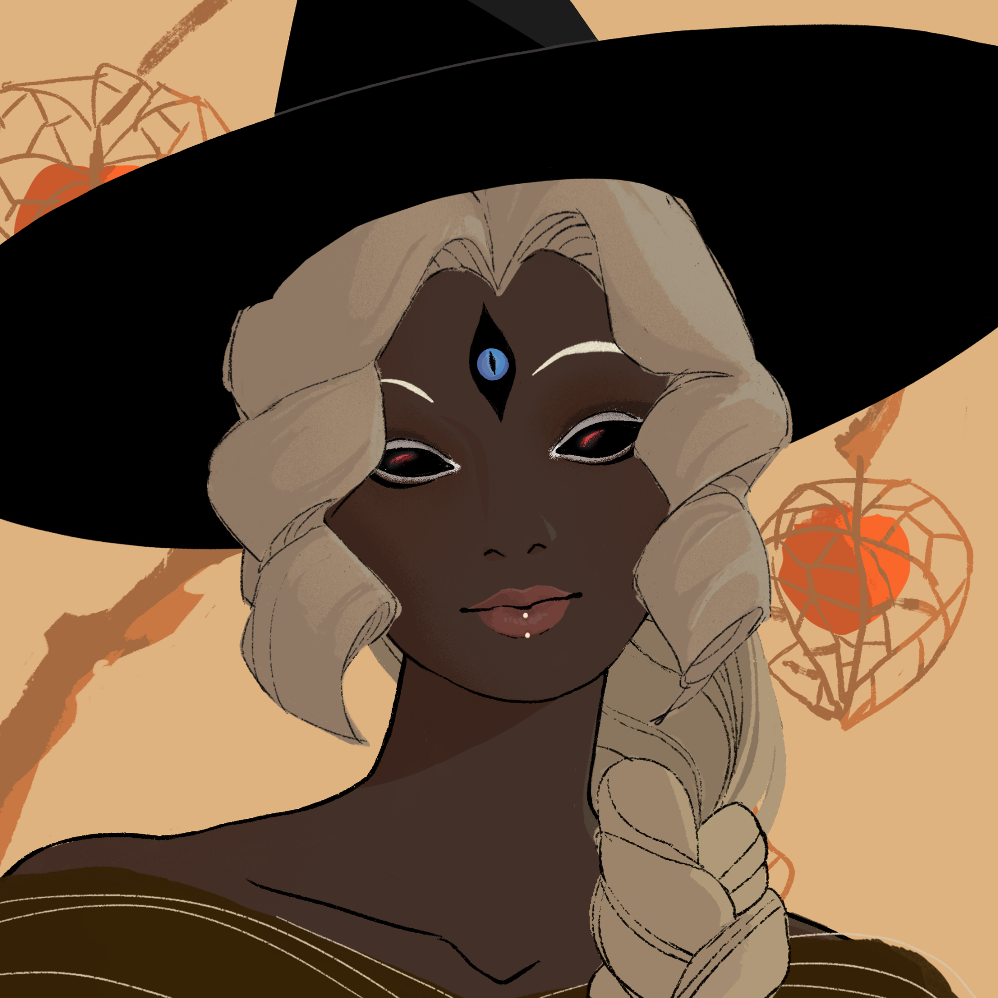 a portrait of Acerola the vague