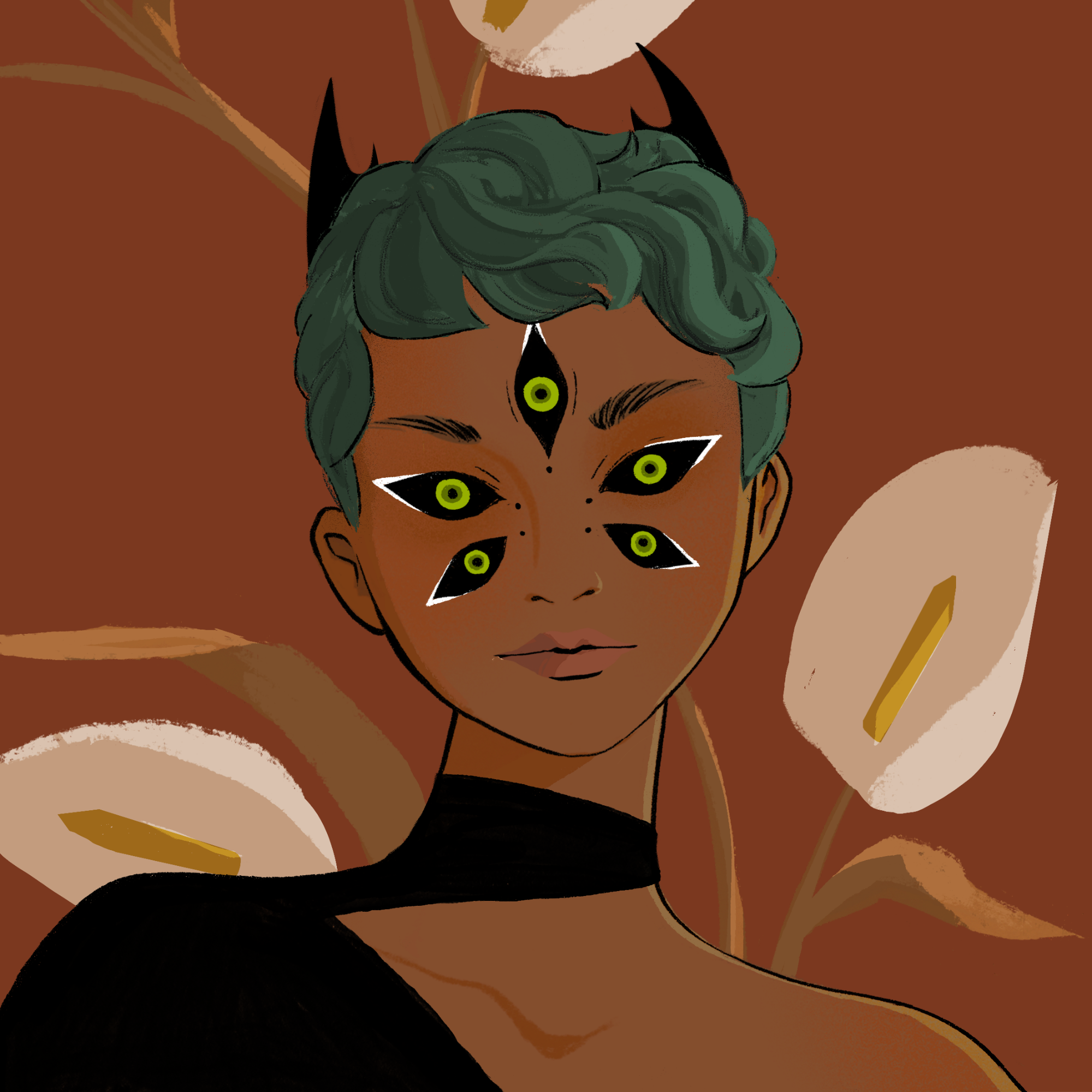 a portrait of Mageik, the white-hot ammunition