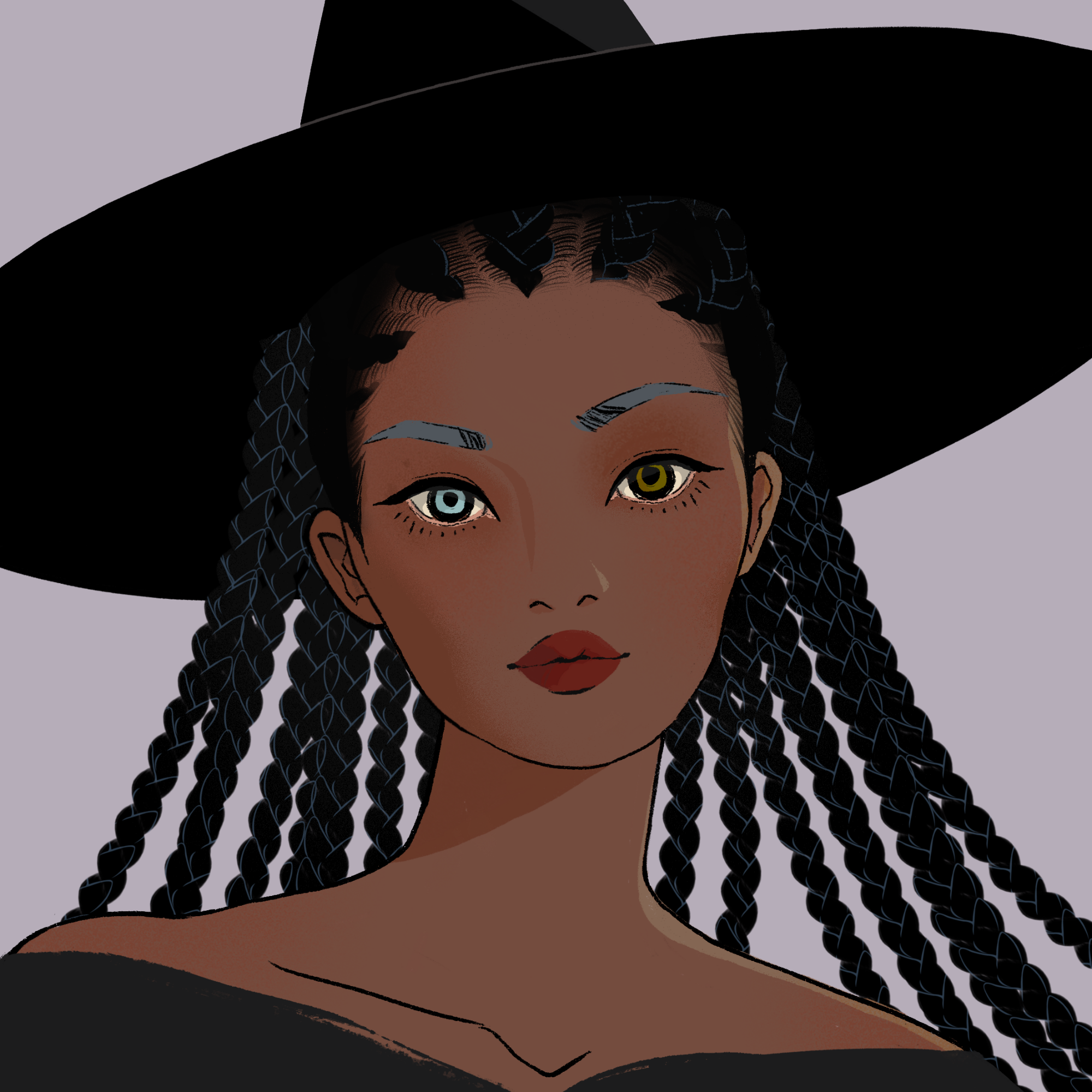 a portrait of Landslide, the motley gunpowder