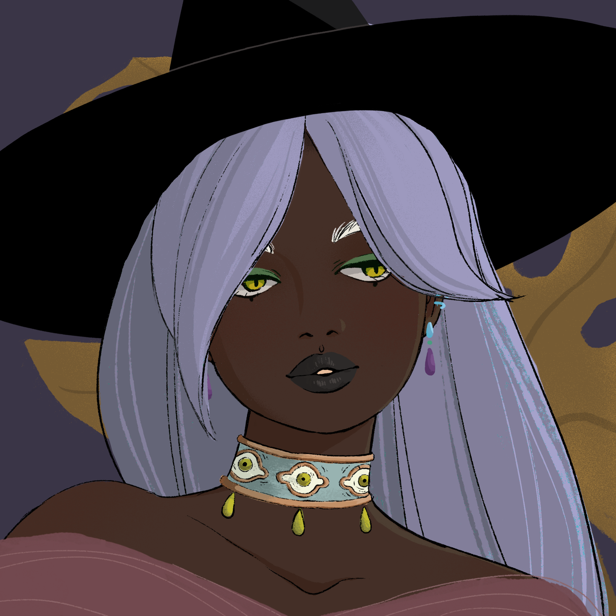 a portrait of Papaya of the void