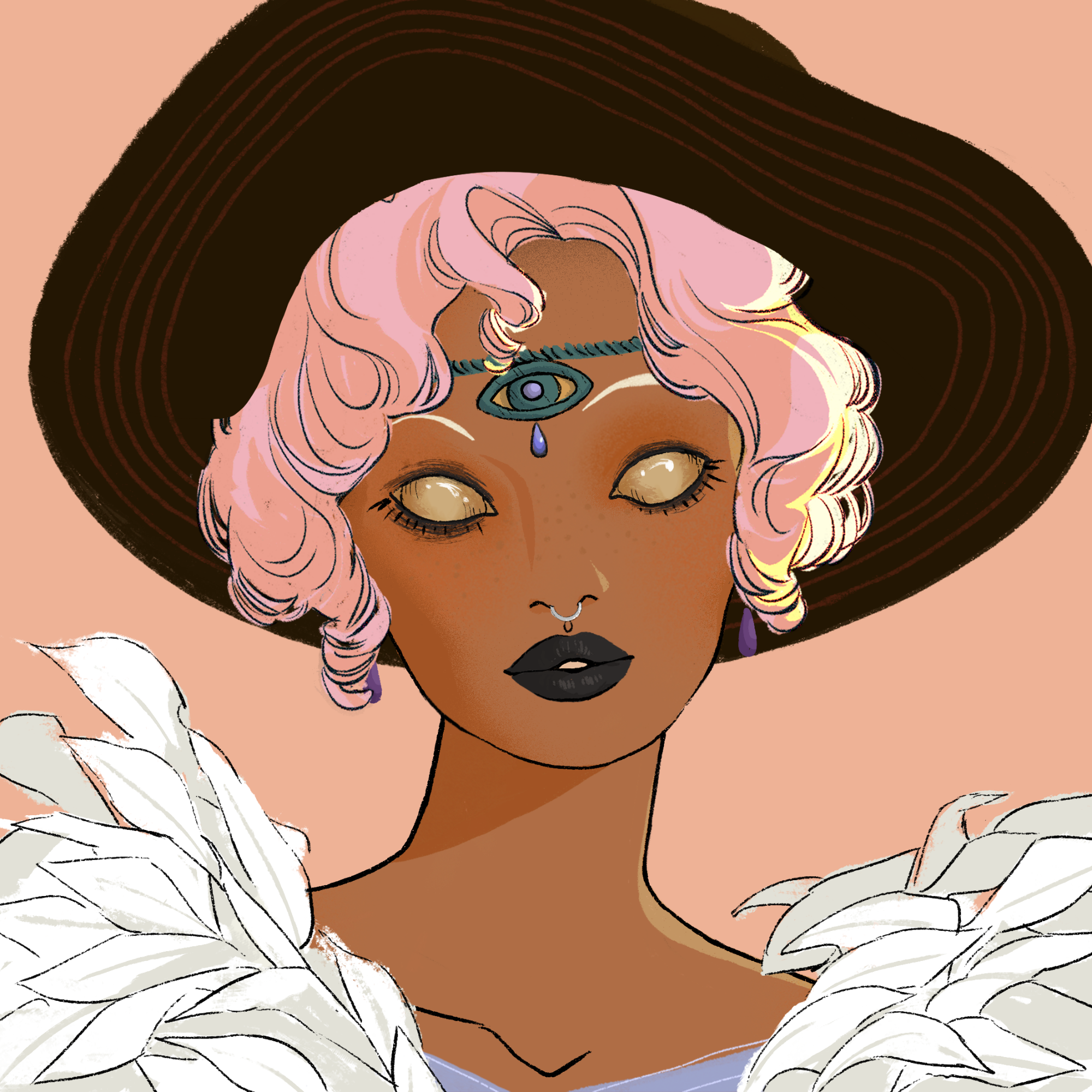 a portrait of Orange of the wastes