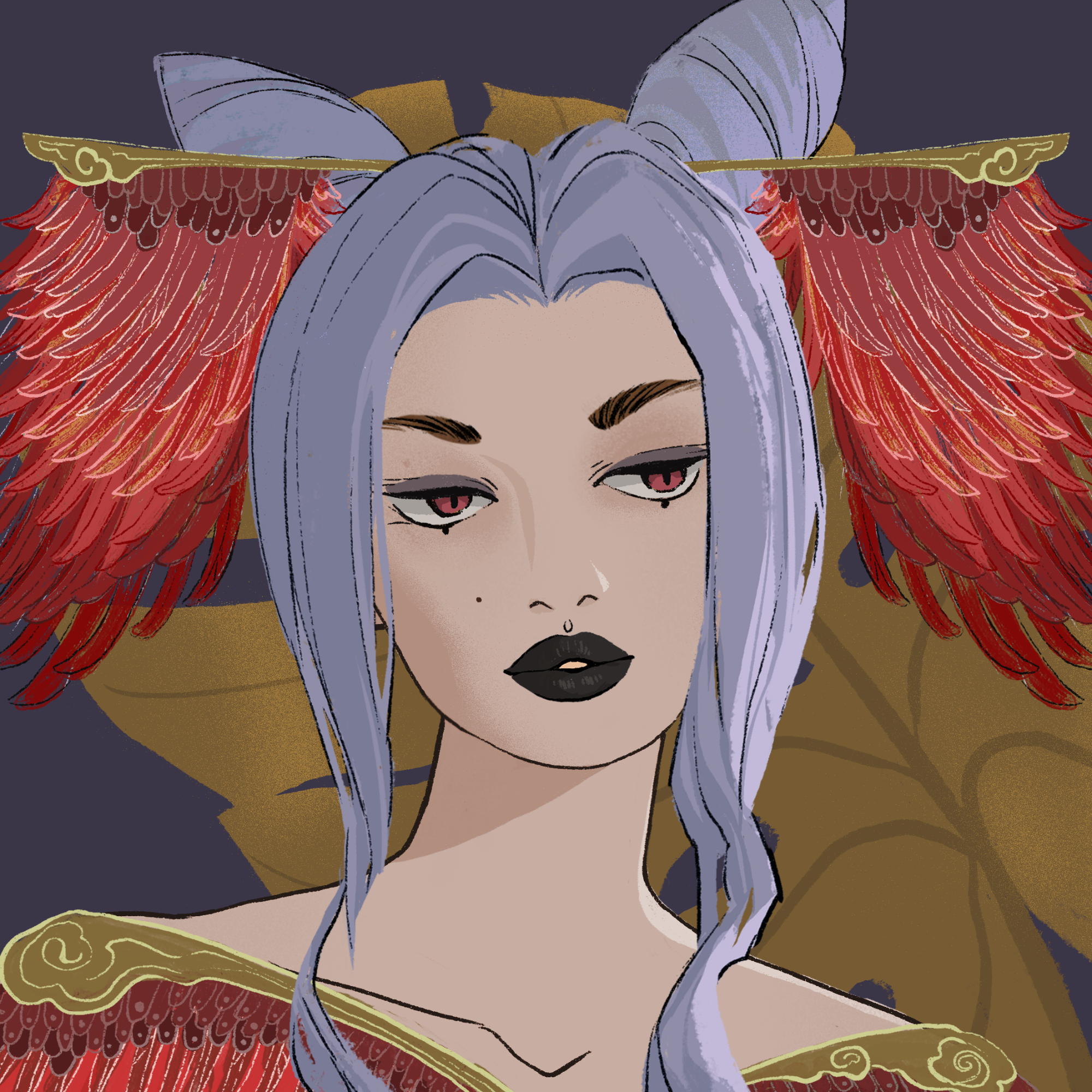 a portrait of Patchouli corsage
