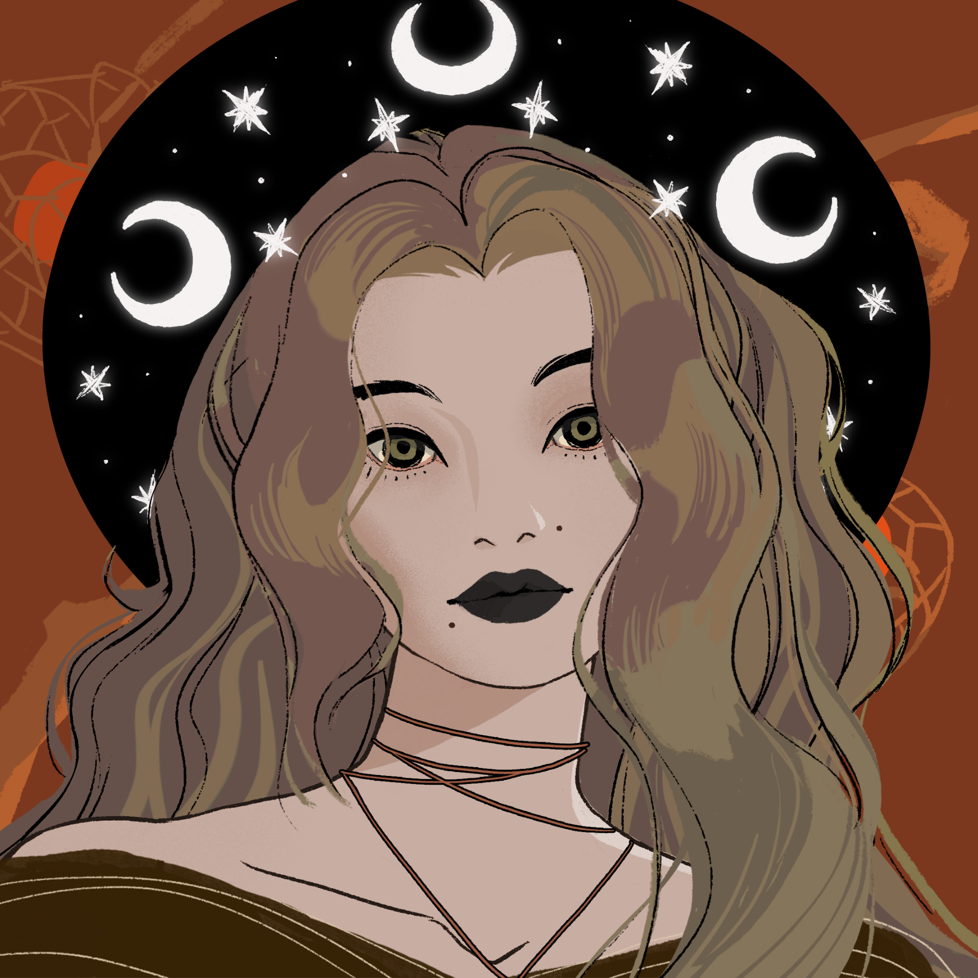 a portrait of Ginger the unburnished