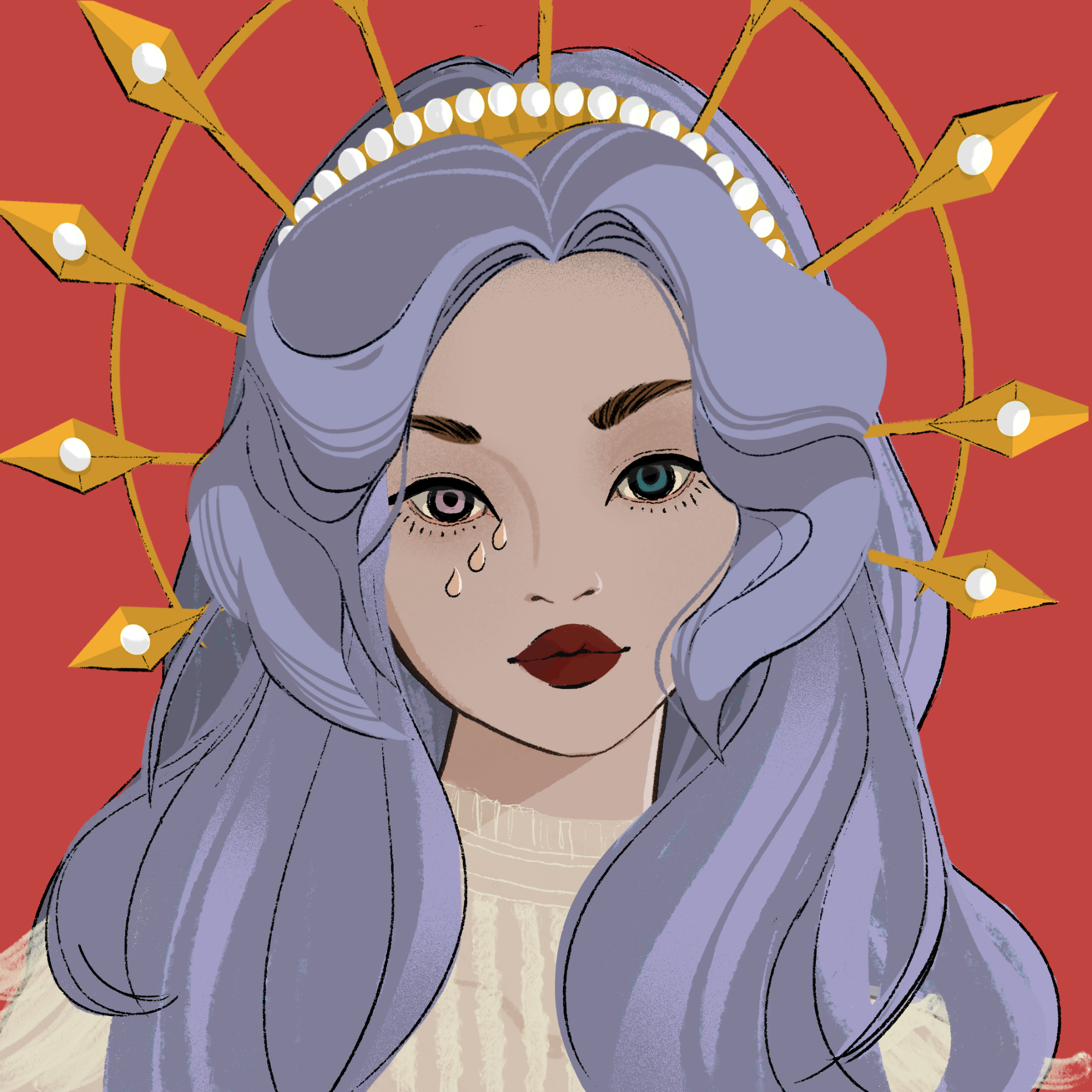 a portrait of Citrine, the gracious mantle