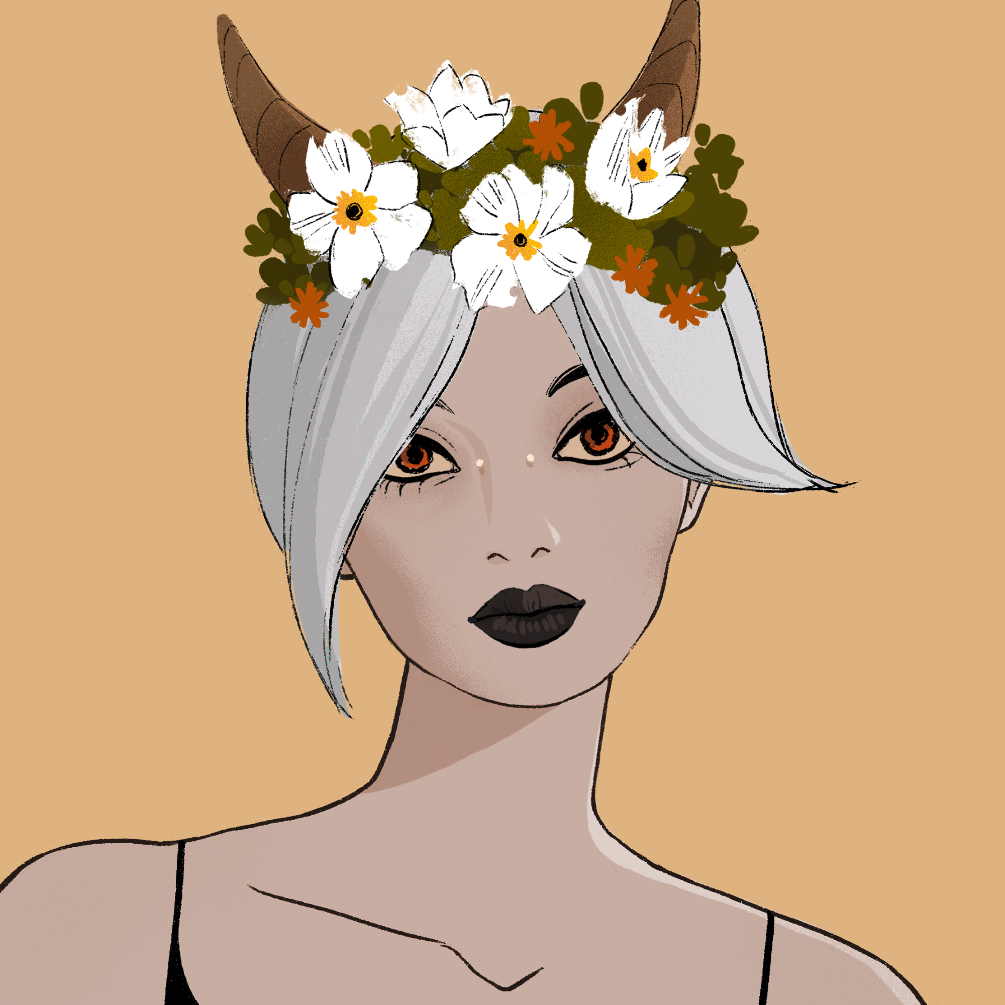 a portrait of Hen, the solemn coop