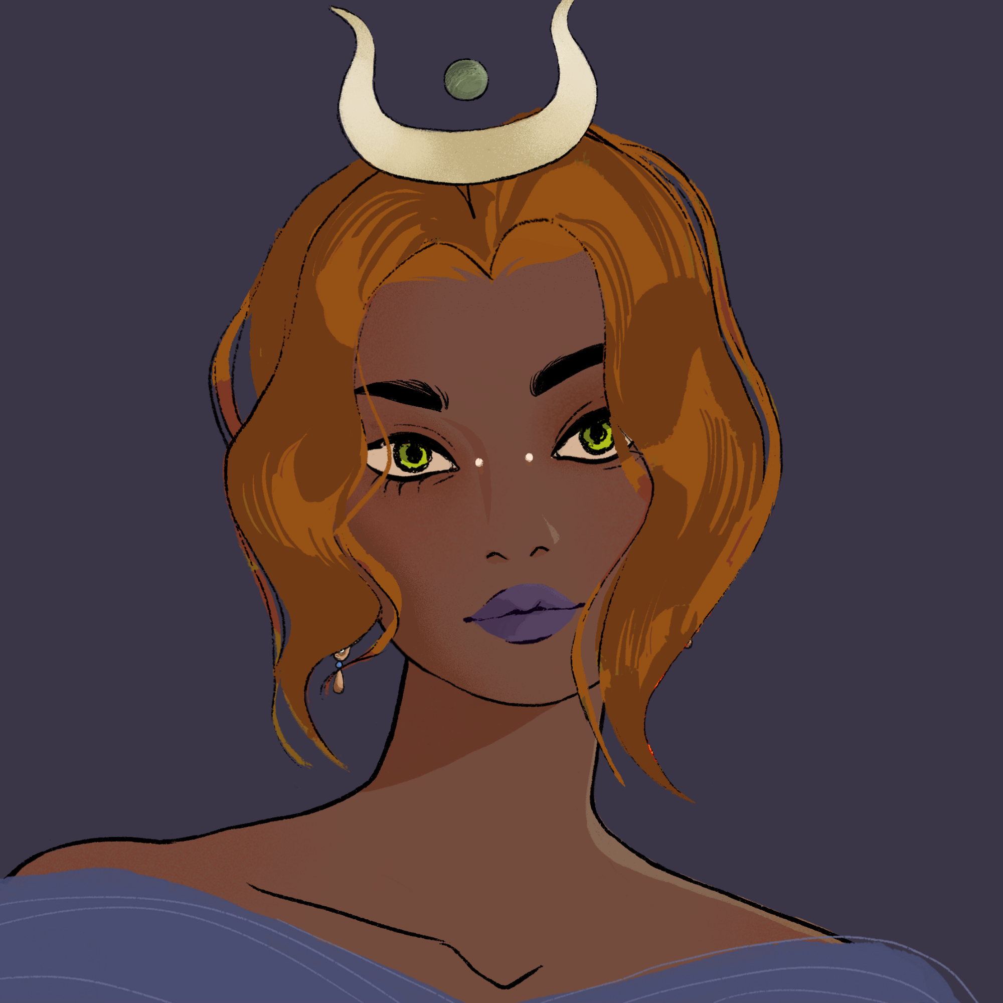 a portrait of Cantaloupe of the wastes