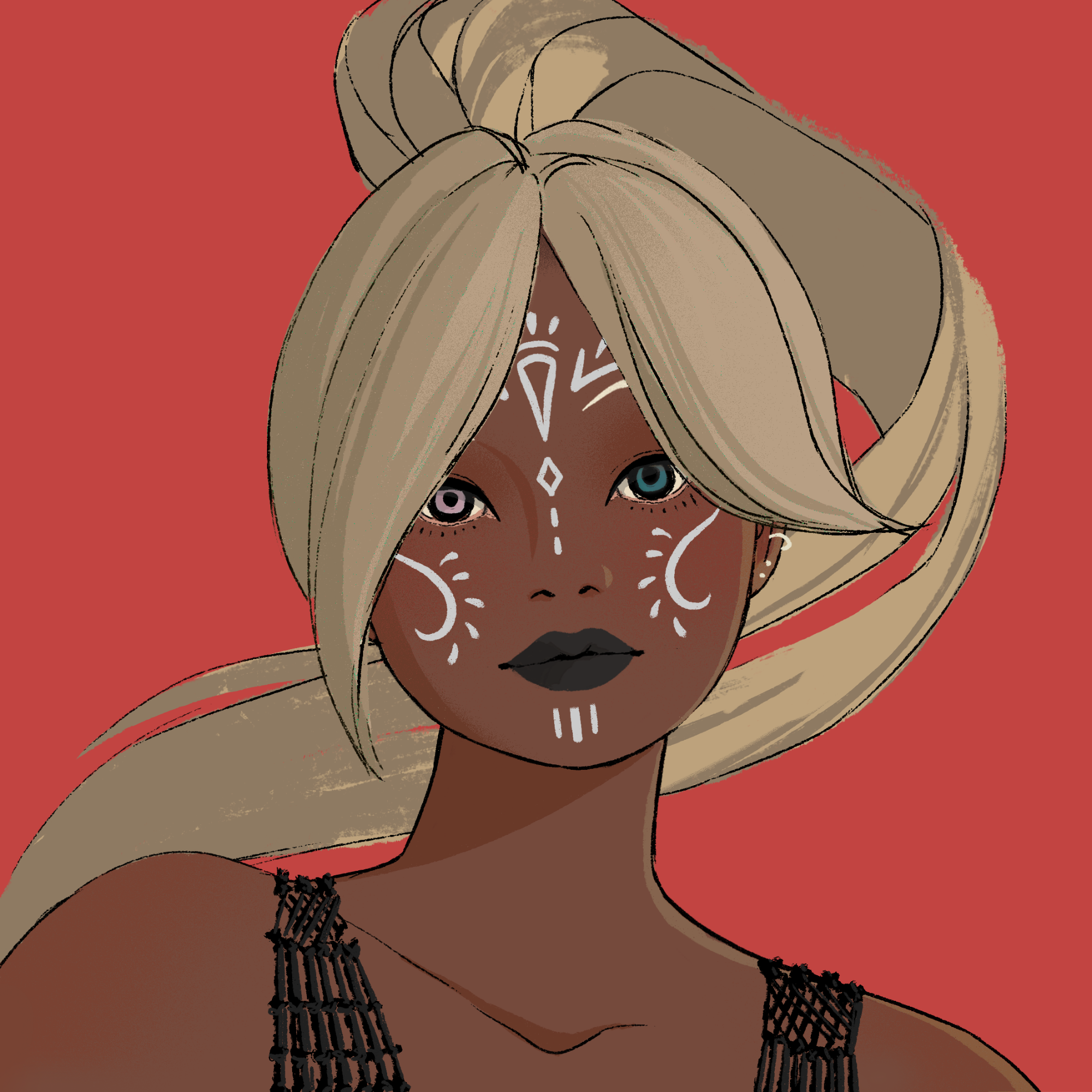 a portrait of Marrow, the currant weed