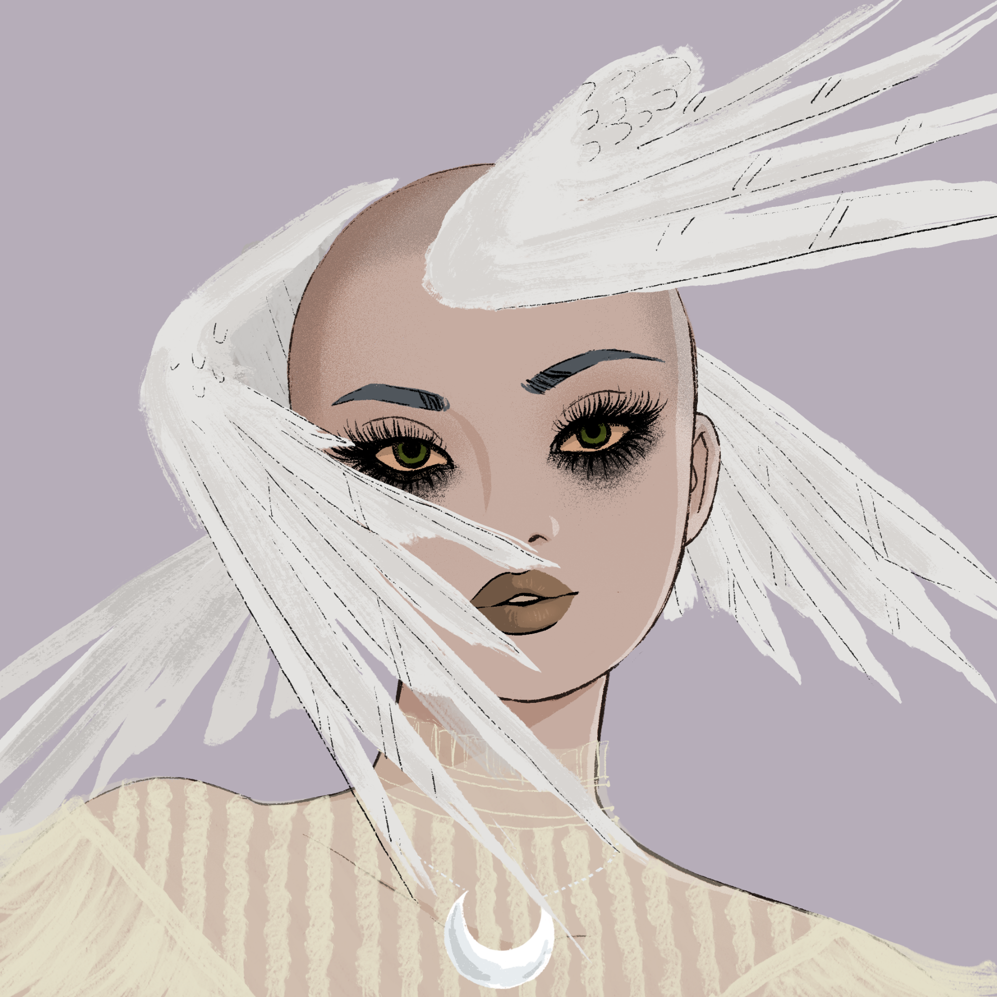 a portrait of Victoria the elegant