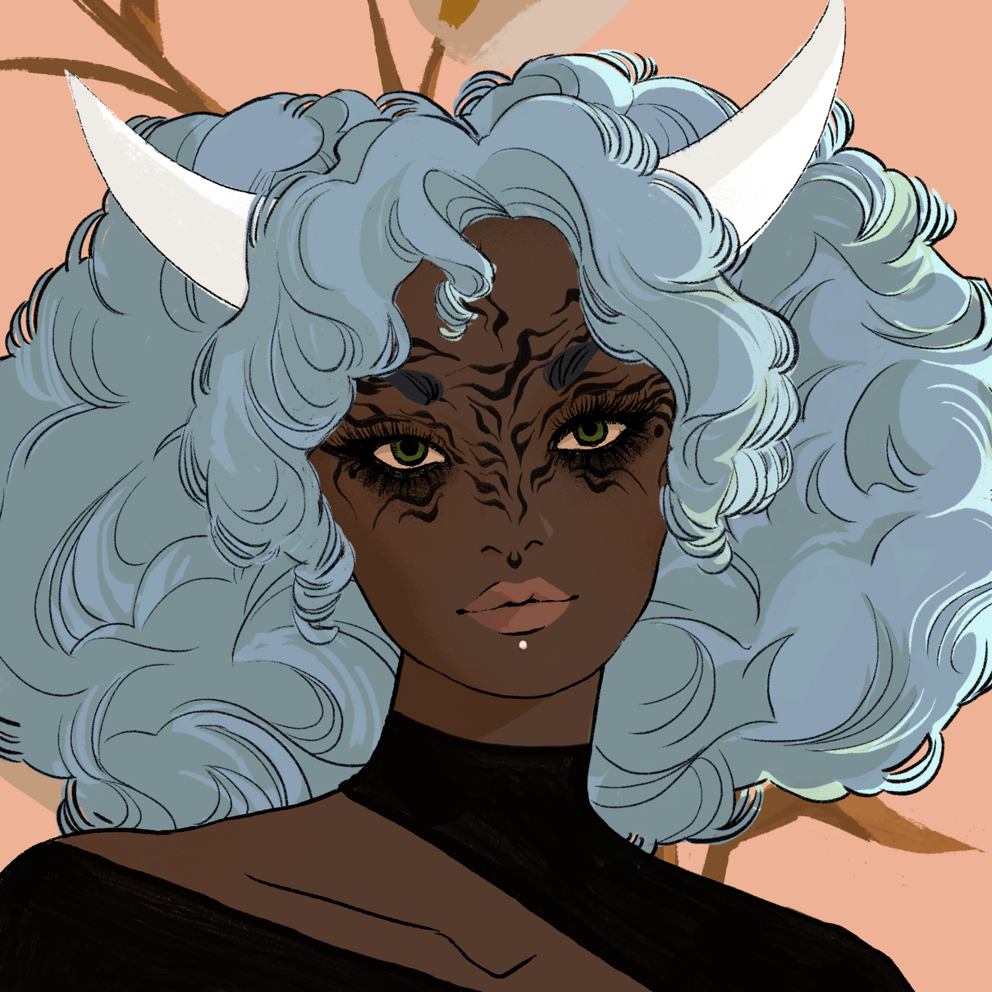 a portrait of Drought, the roasted glacier