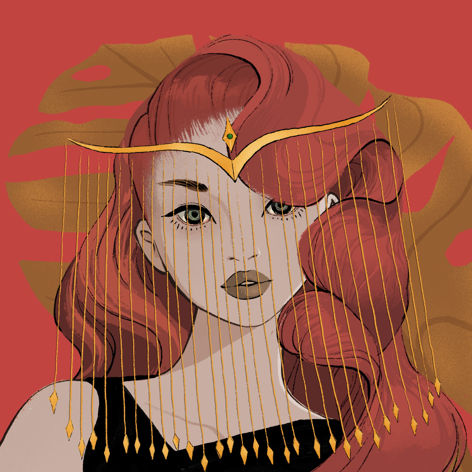 a portrait of Mademoiselle celesta