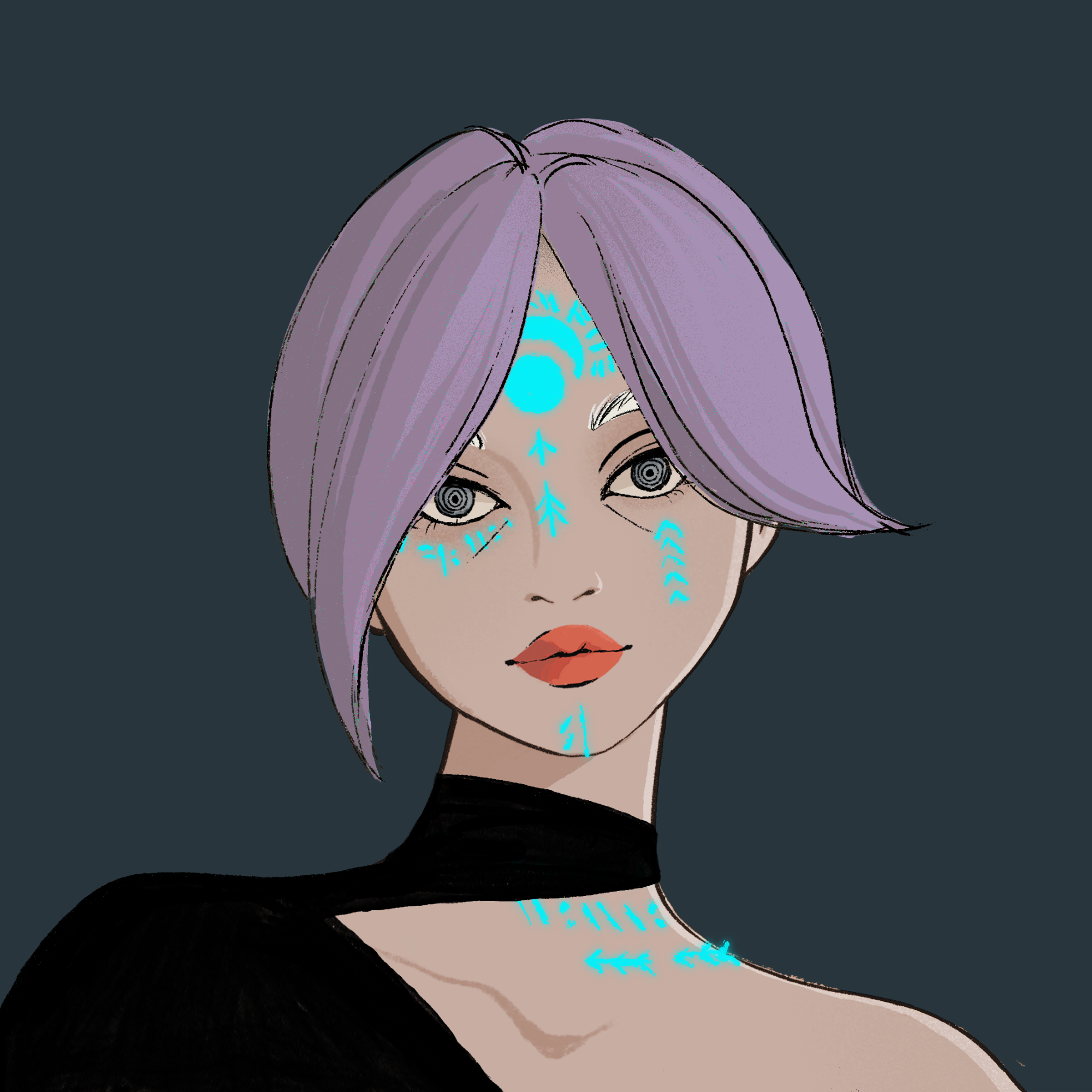 a portrait of Velocity inkwell