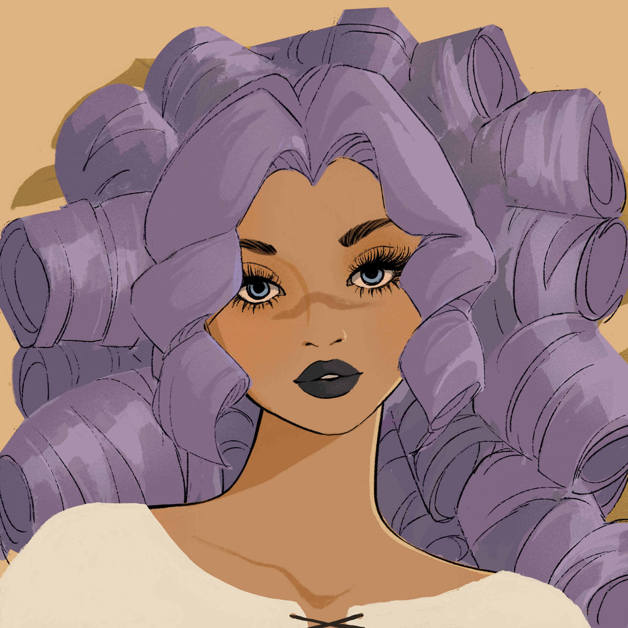 a portrait of Mademoiselle estuary