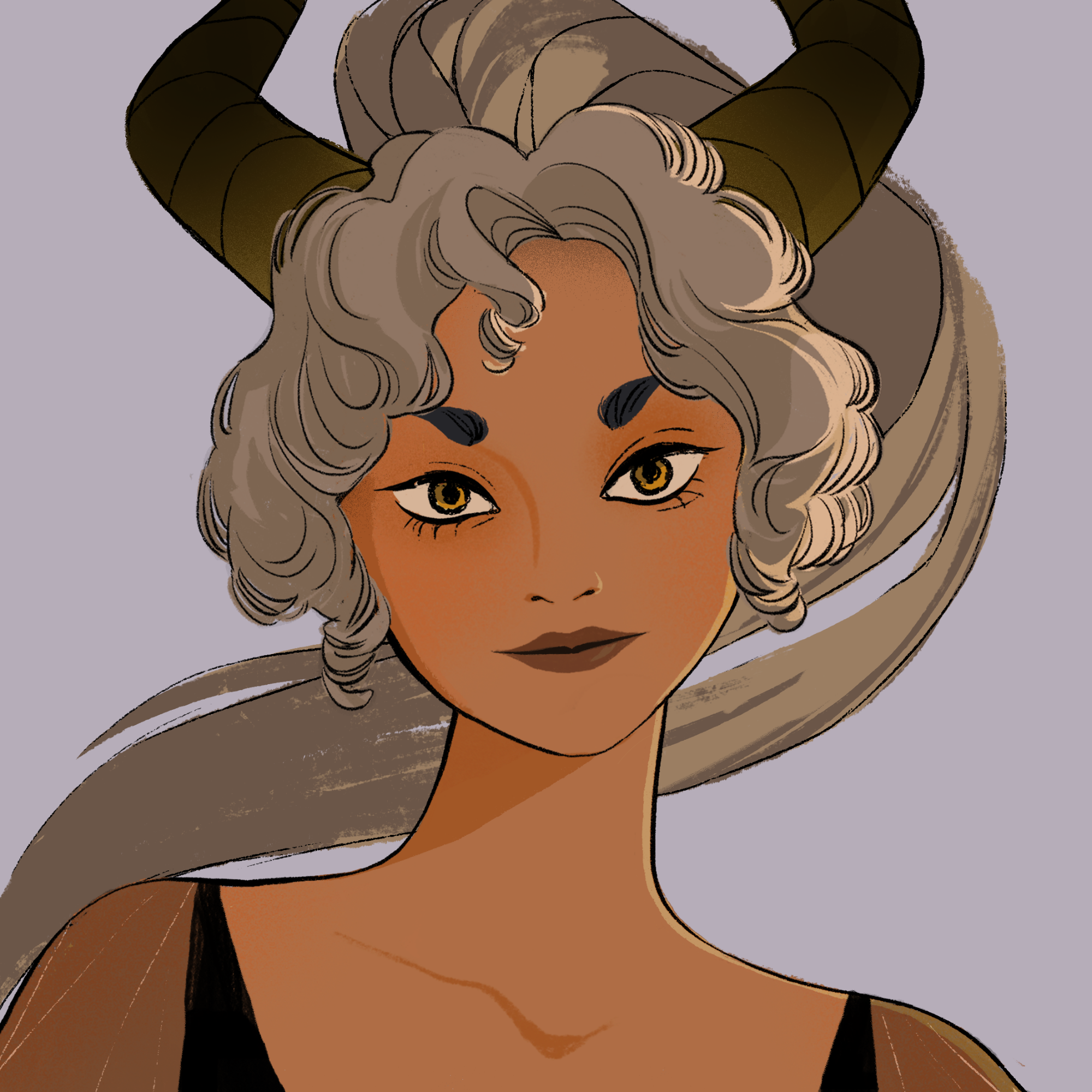 a portrait of Alder, the malevolent knife